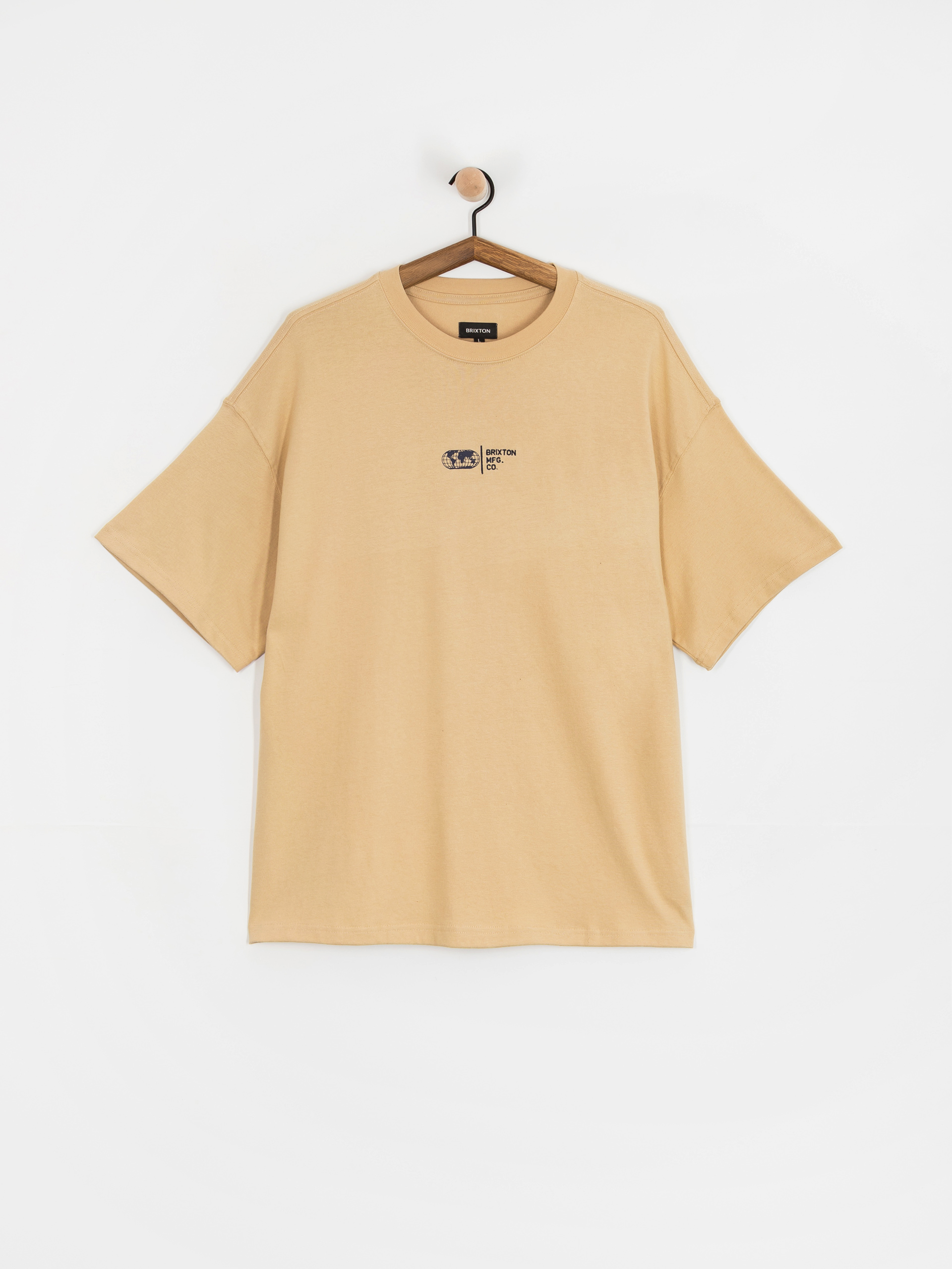 Тениска Brixton Union Hw Relaxed (cream classic wash)