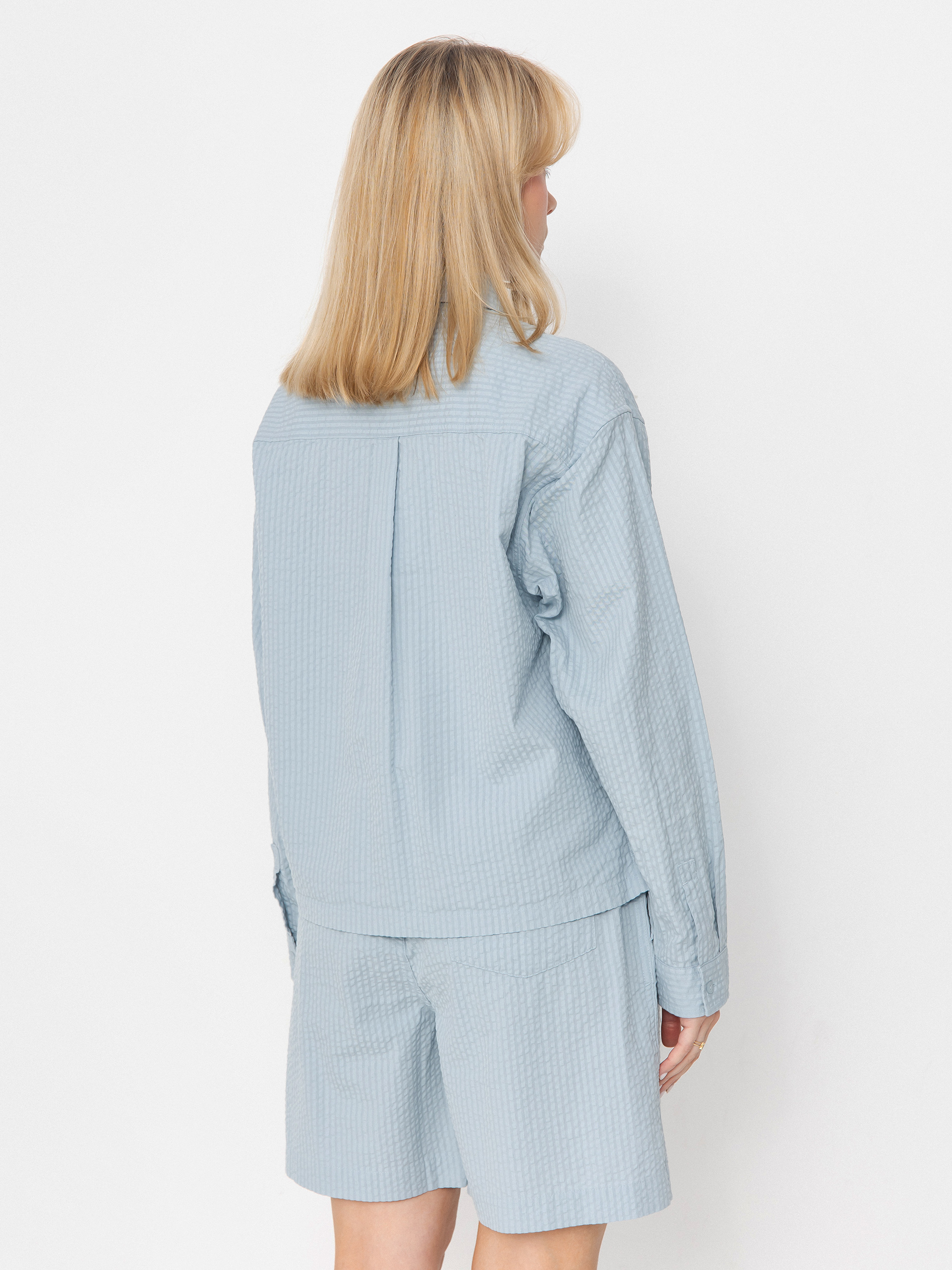 Риза Carhartt WIP Toland Wmn (toland stripe/blue fog)