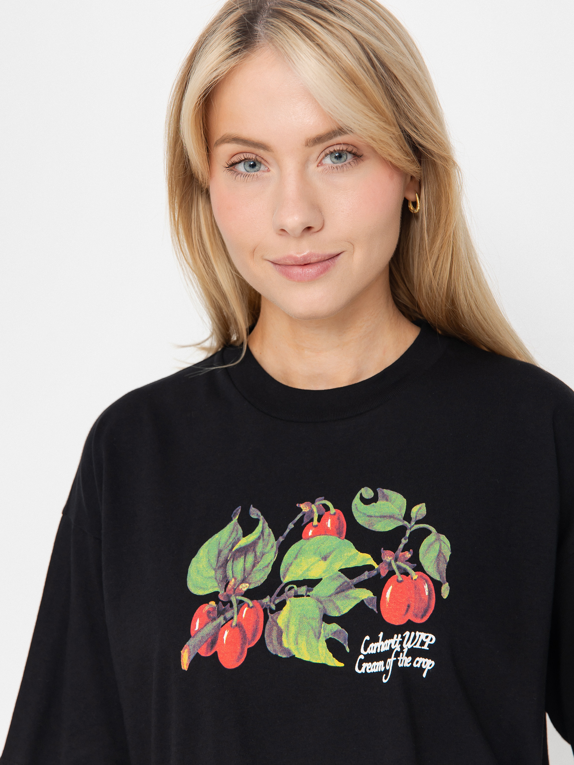 Тениска Carhartt WIP Cream Of The Crop Wmn (black)