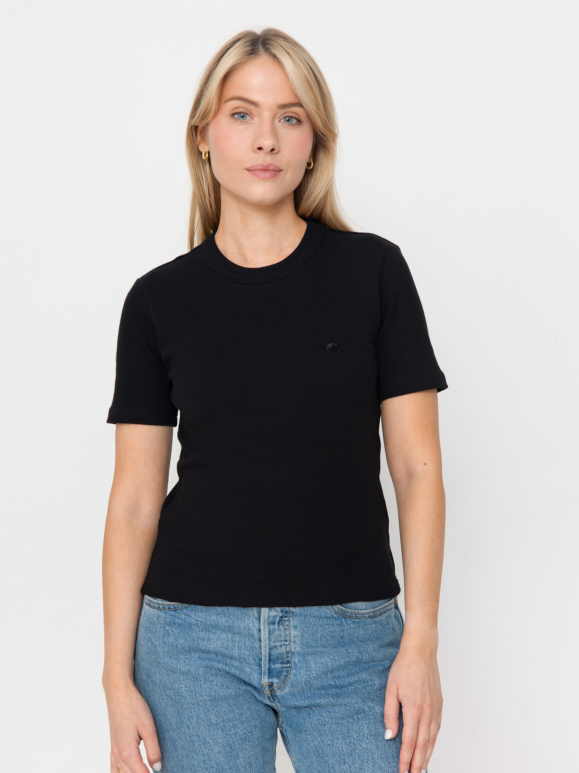 Тениска Carhartt WIP Philipa Wmn (black)