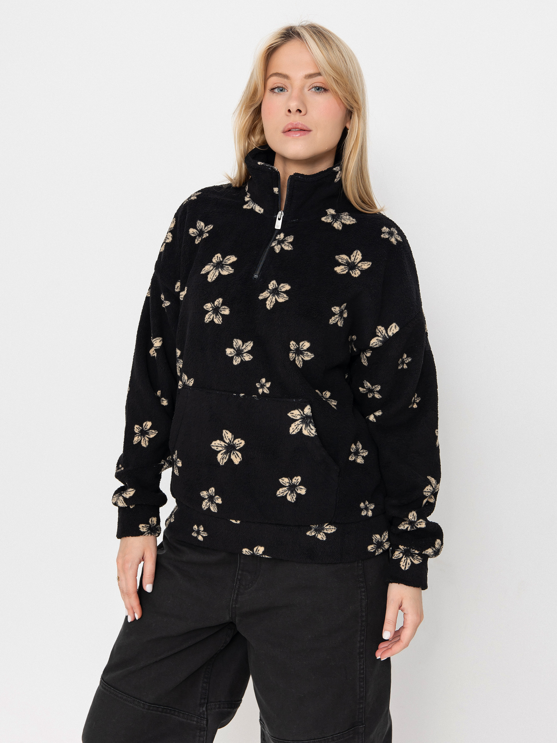 Поларени суитшърт Roxy Vl Live Out Loud Wmn (anthracite sol searcher big)