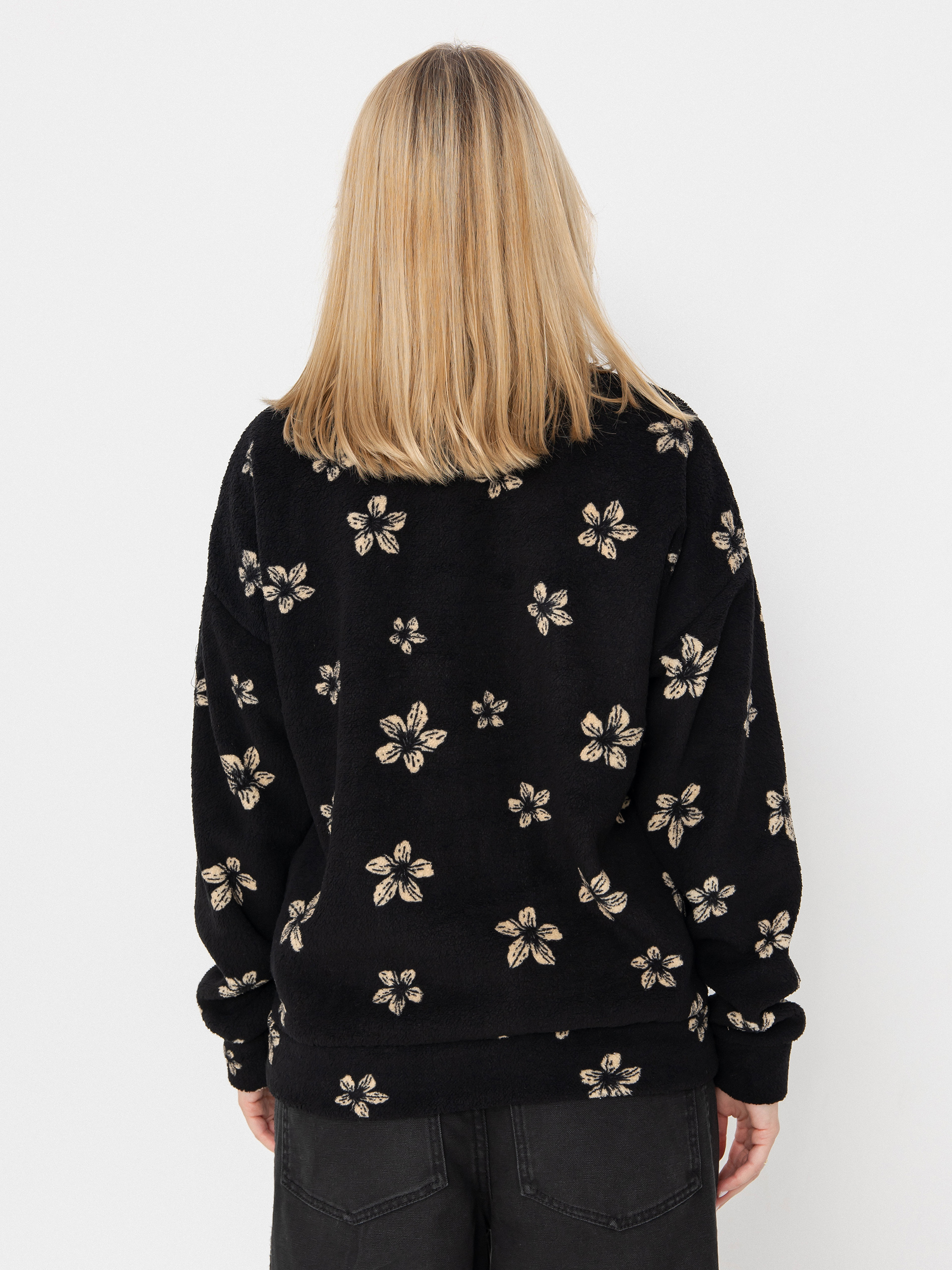 Дамски Поларени суитшърт Roxy Vl Live Out Loud (anthracite sol searcher big)