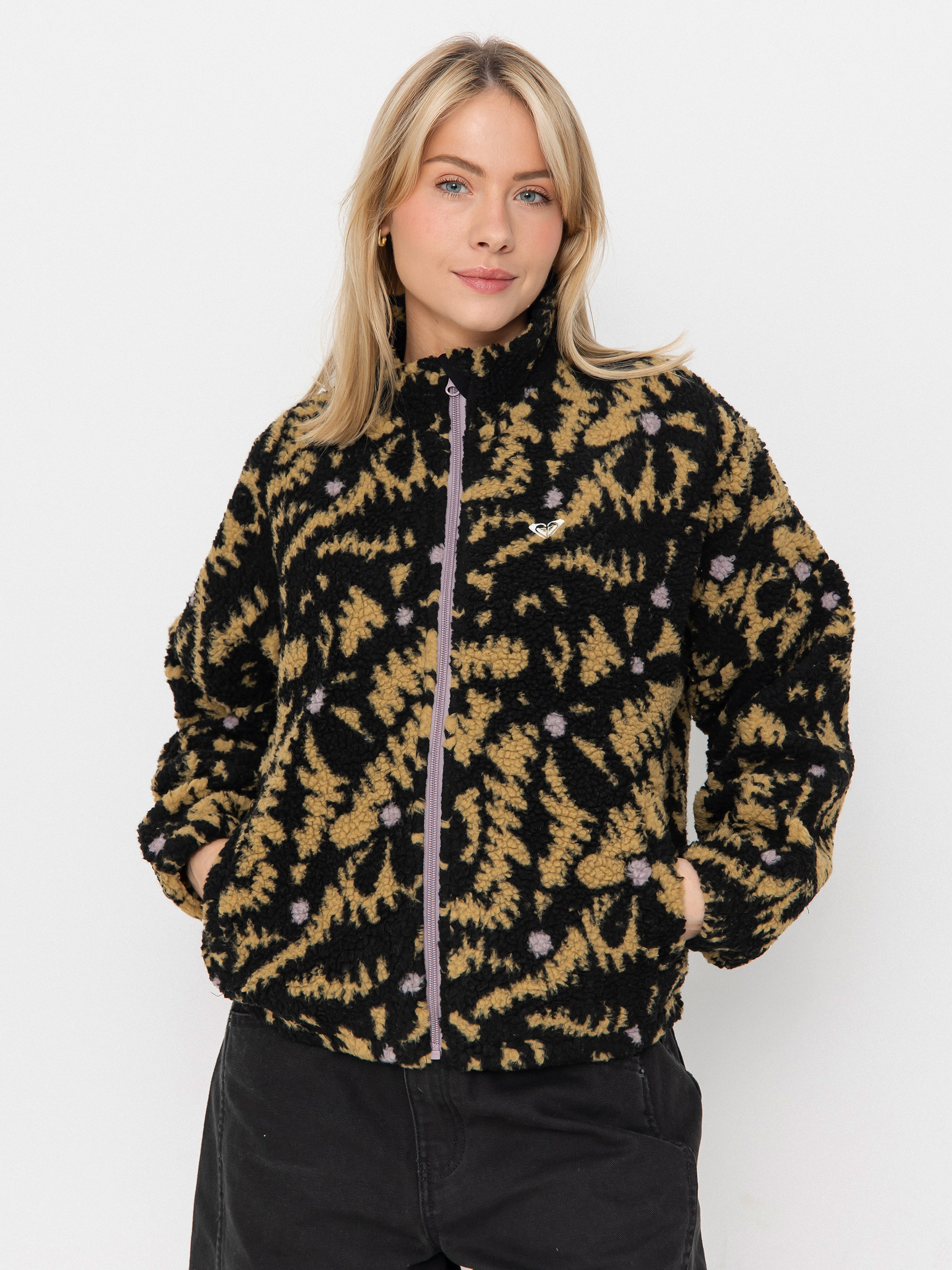 Поларени суитшърт Roxy Boundless Spirit Zippered Wmn