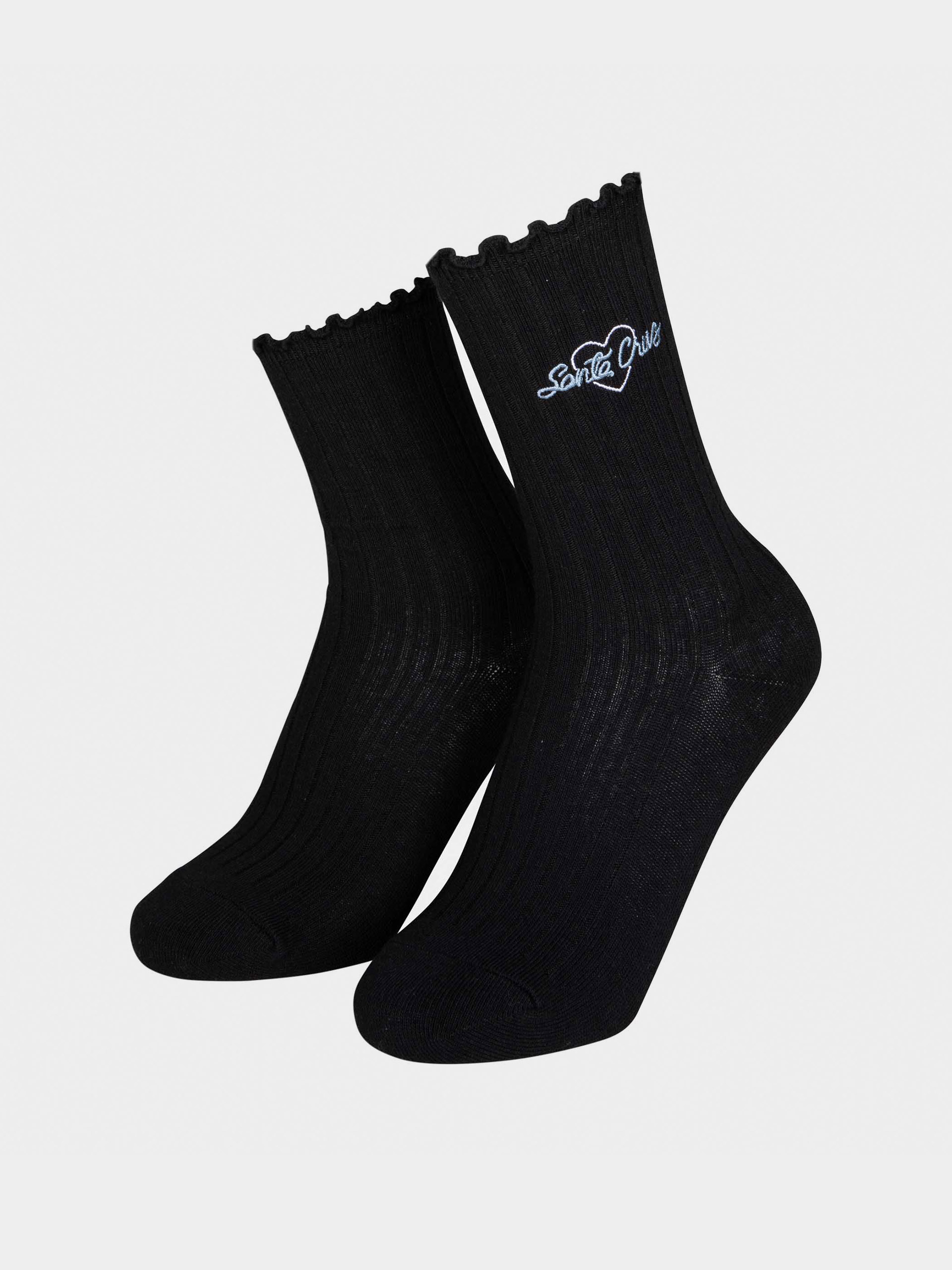 Чорапи Santa Cruz Love Script Socks 2pk Wmn (black & white)