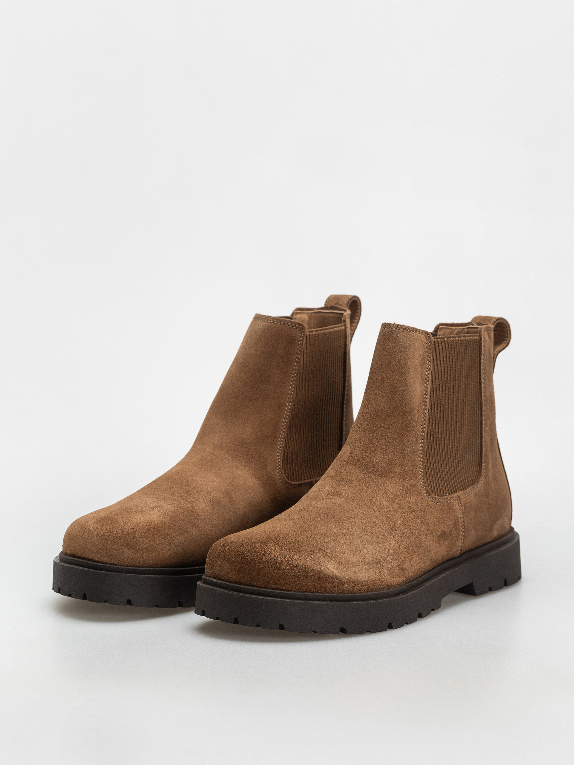 Обувки Birkenstock Highwood Slip On Suede Leather Narrow Wmn (dark tea)