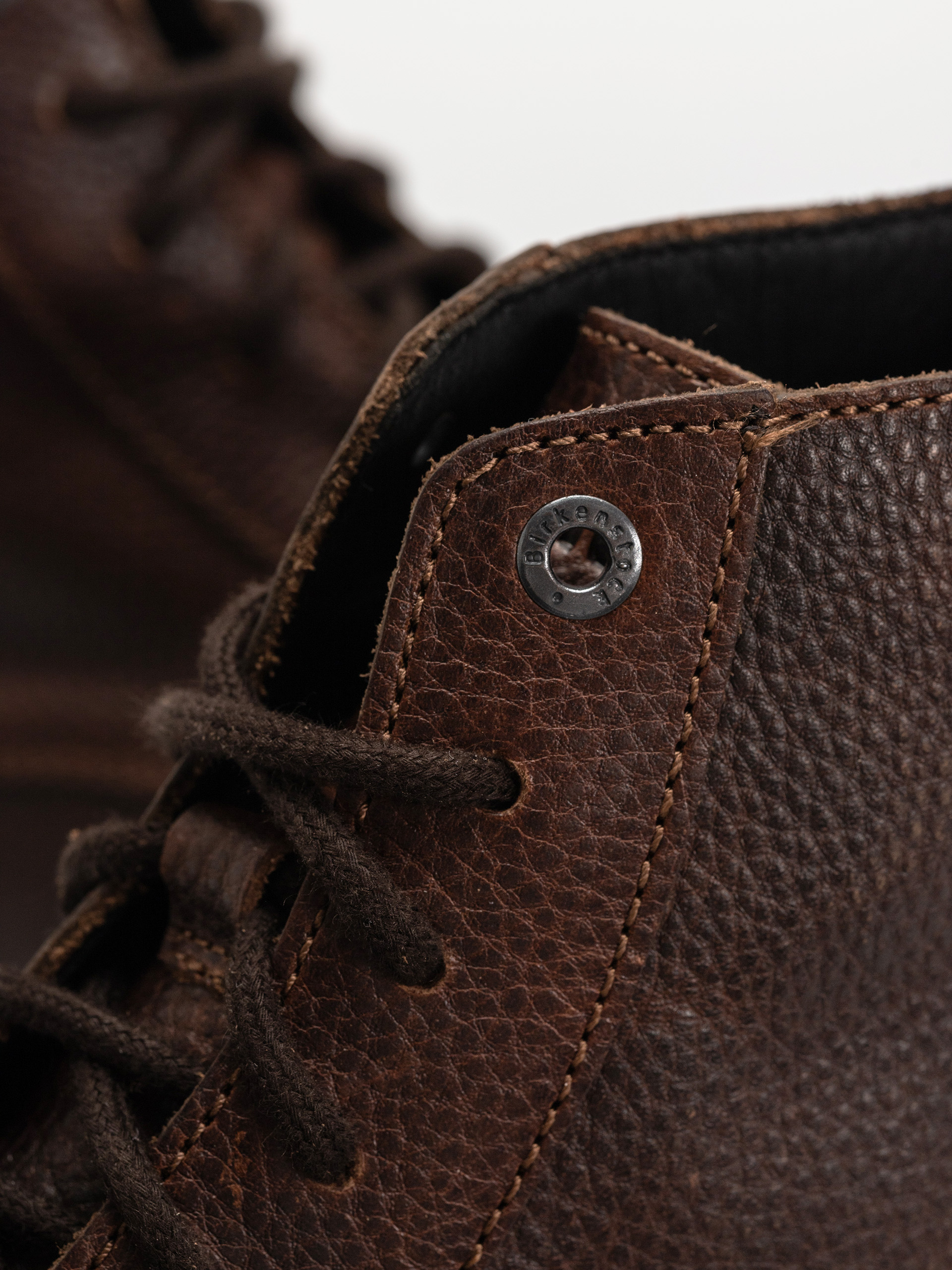 Обувки Birkenstock Highwood Lace Mid Natural Leather Regular (chocolate)