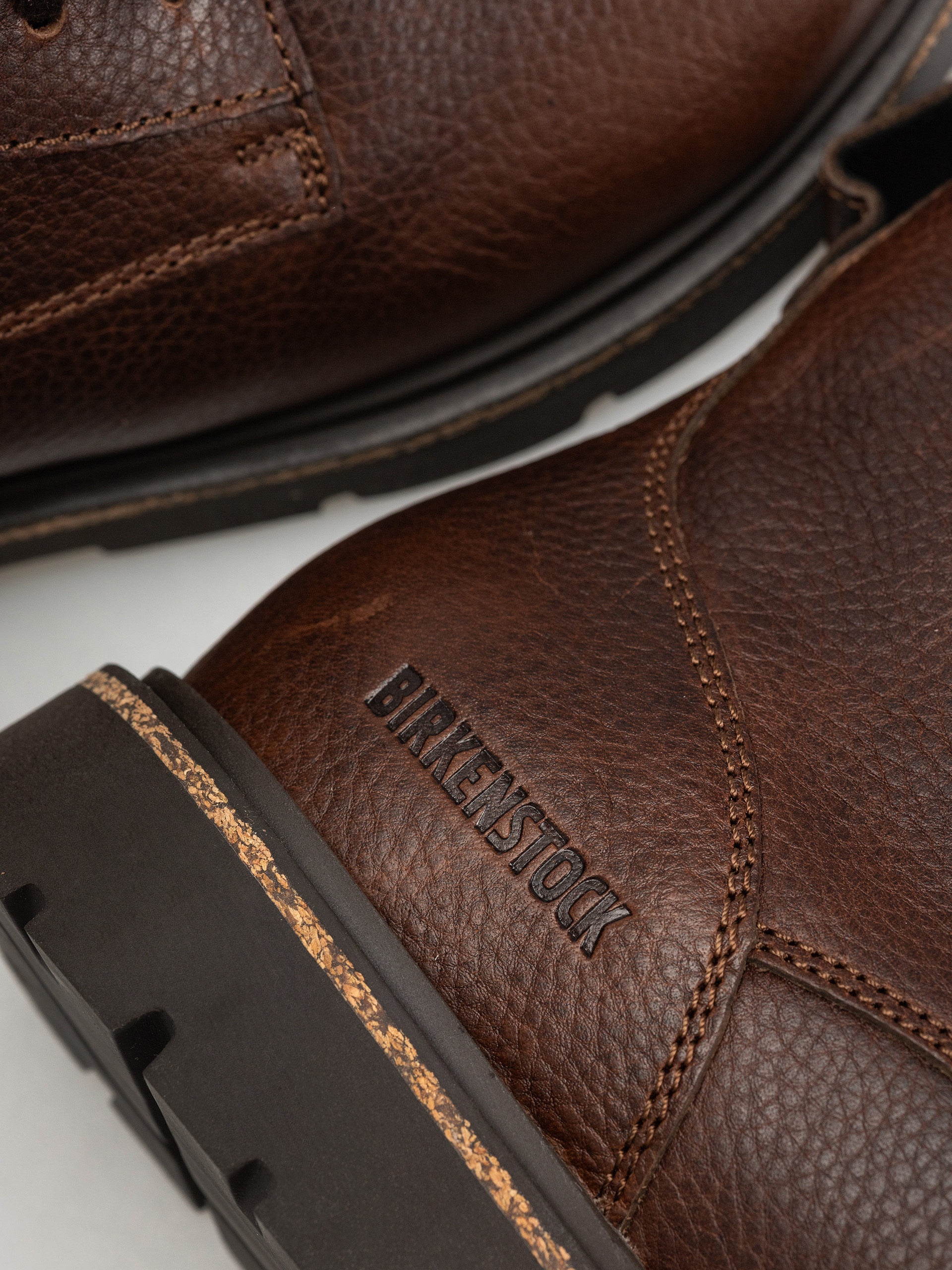 Обувки Birkenstock Highwood Lace Mid Natural Leather Regular (chocolate)