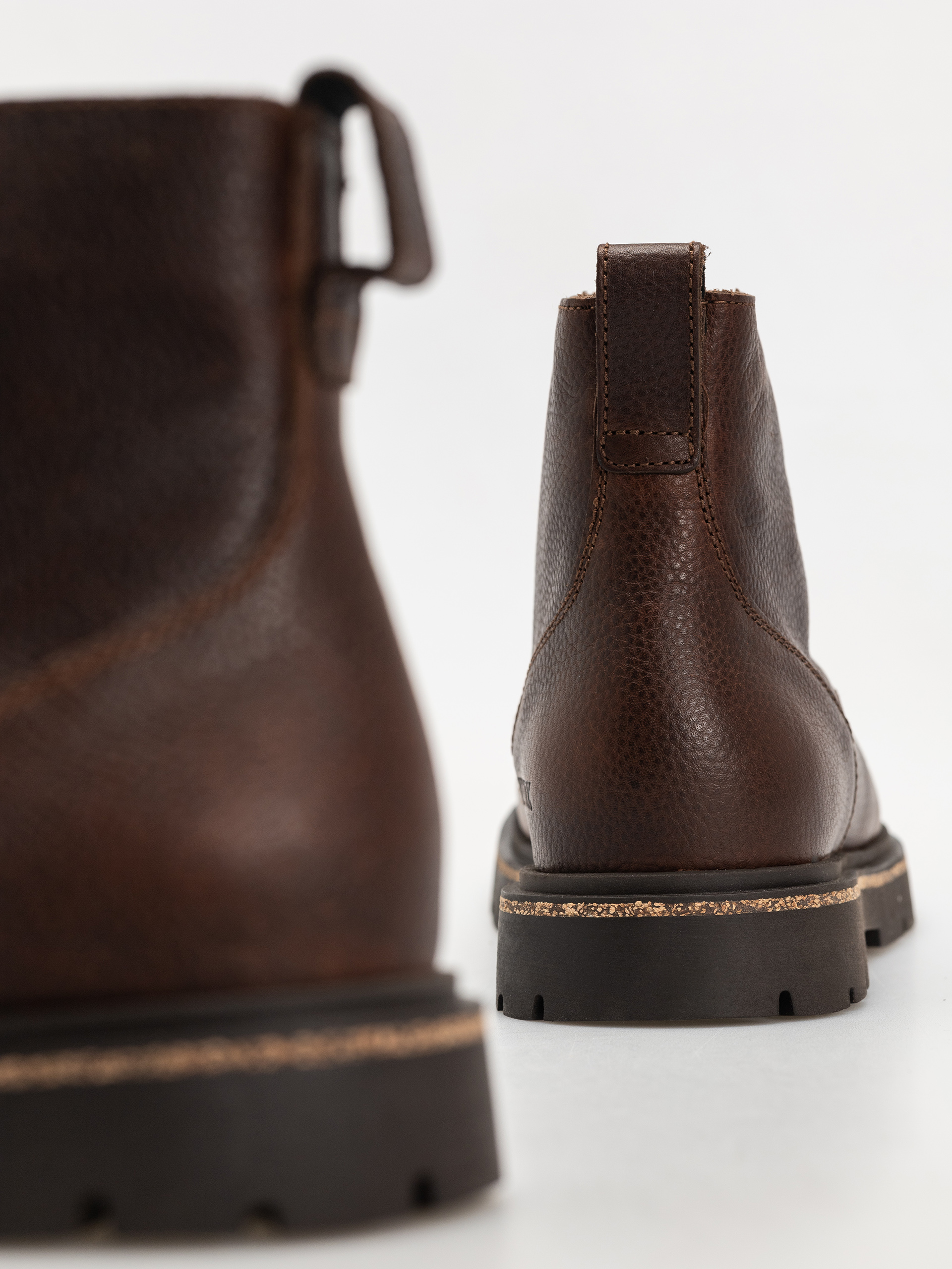 Обувки Birkenstock Highwood Lace Mid Natural Leather Regular (chocolate)