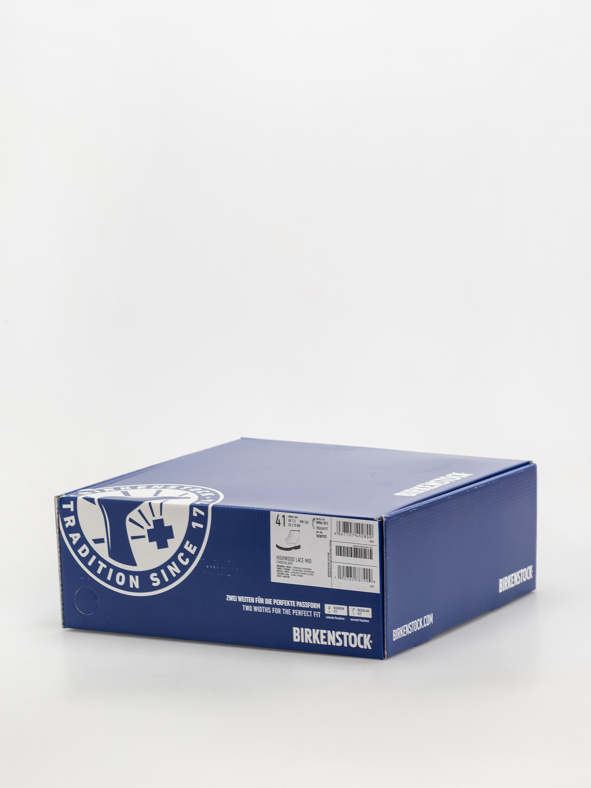 Обувки Birkenstock Highwood Lace Mid Natural Leather Regular (chocolate)