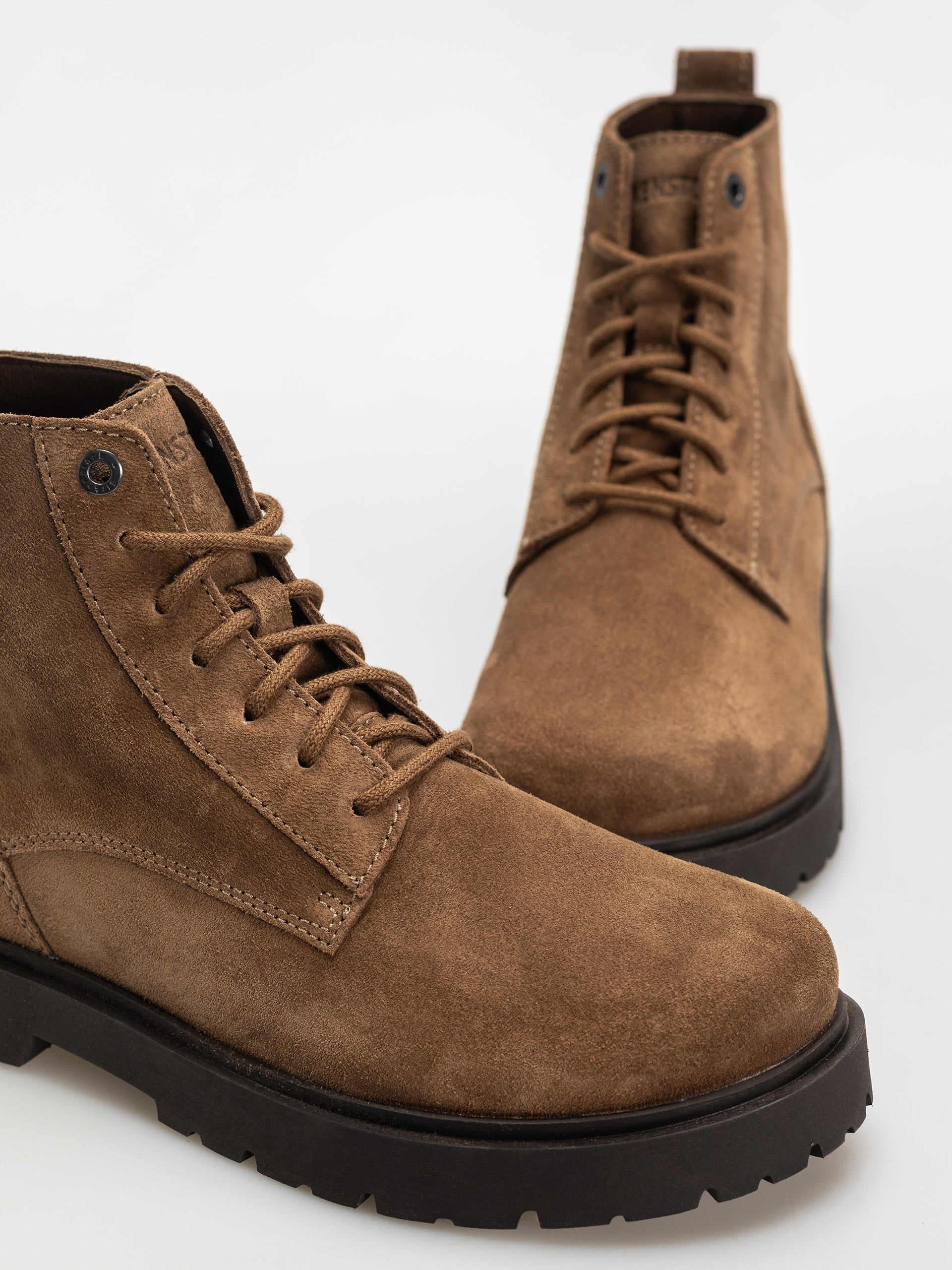 Обувки Birkenstock Highwood Lace Mid Suede Leather Narrow Wmn (dark tea)