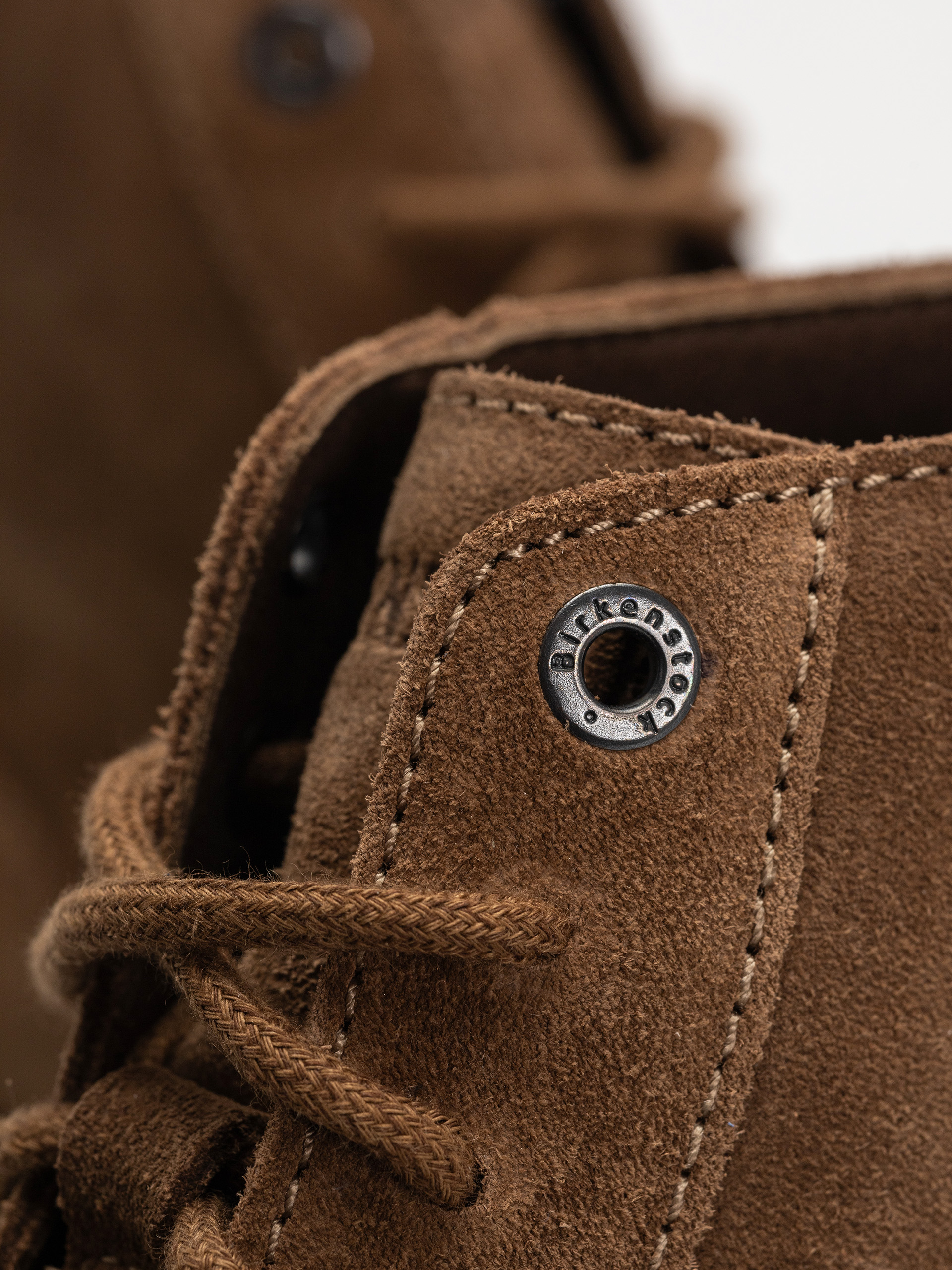 Обувки Birkenstock Highwood Lace Mid Suede Leather Narrow Wmn (dark tea)