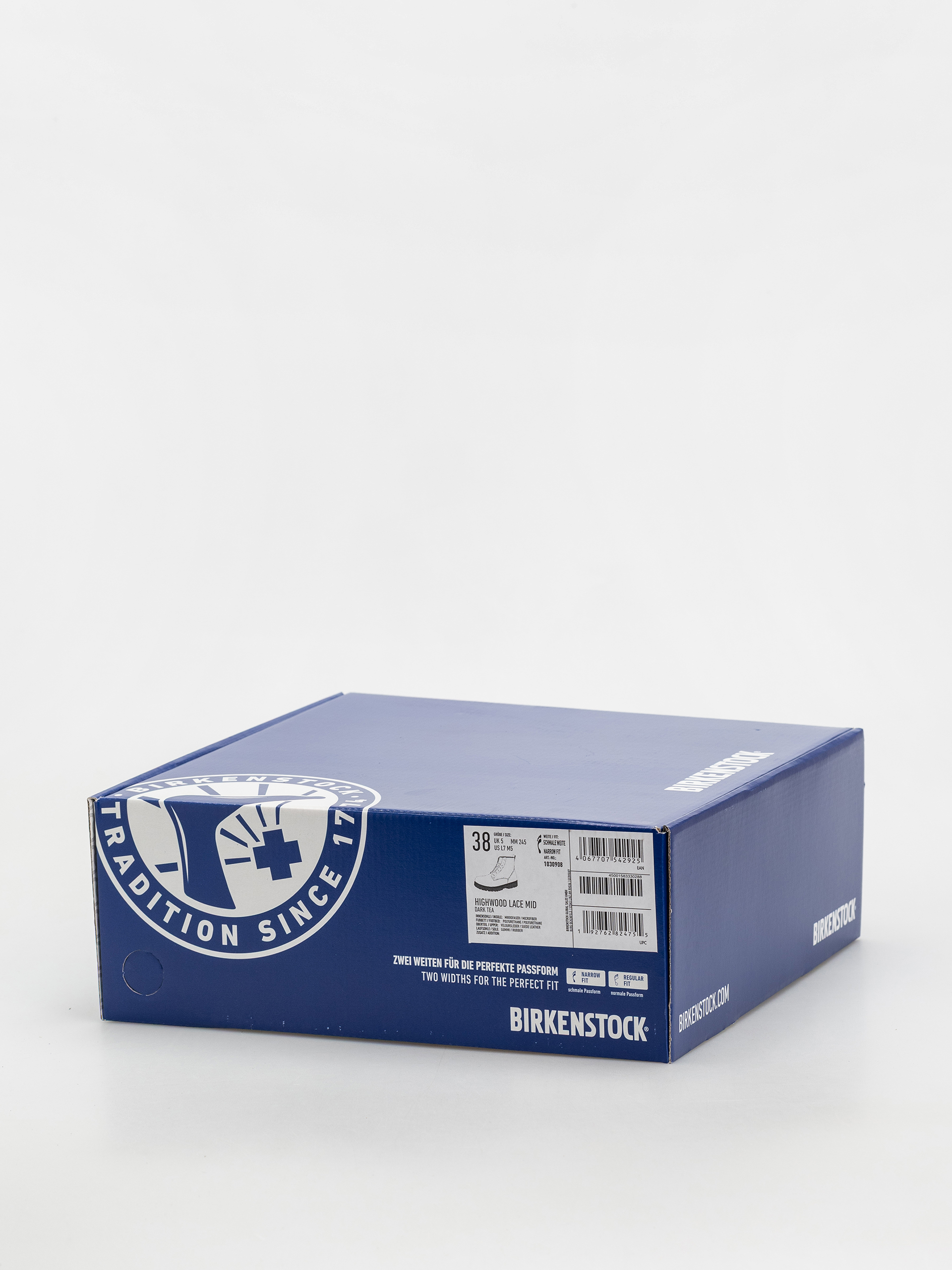 Обувки Birkenstock Highwood Lace Mid Suede Leather Narrow Wmn (dark tea)