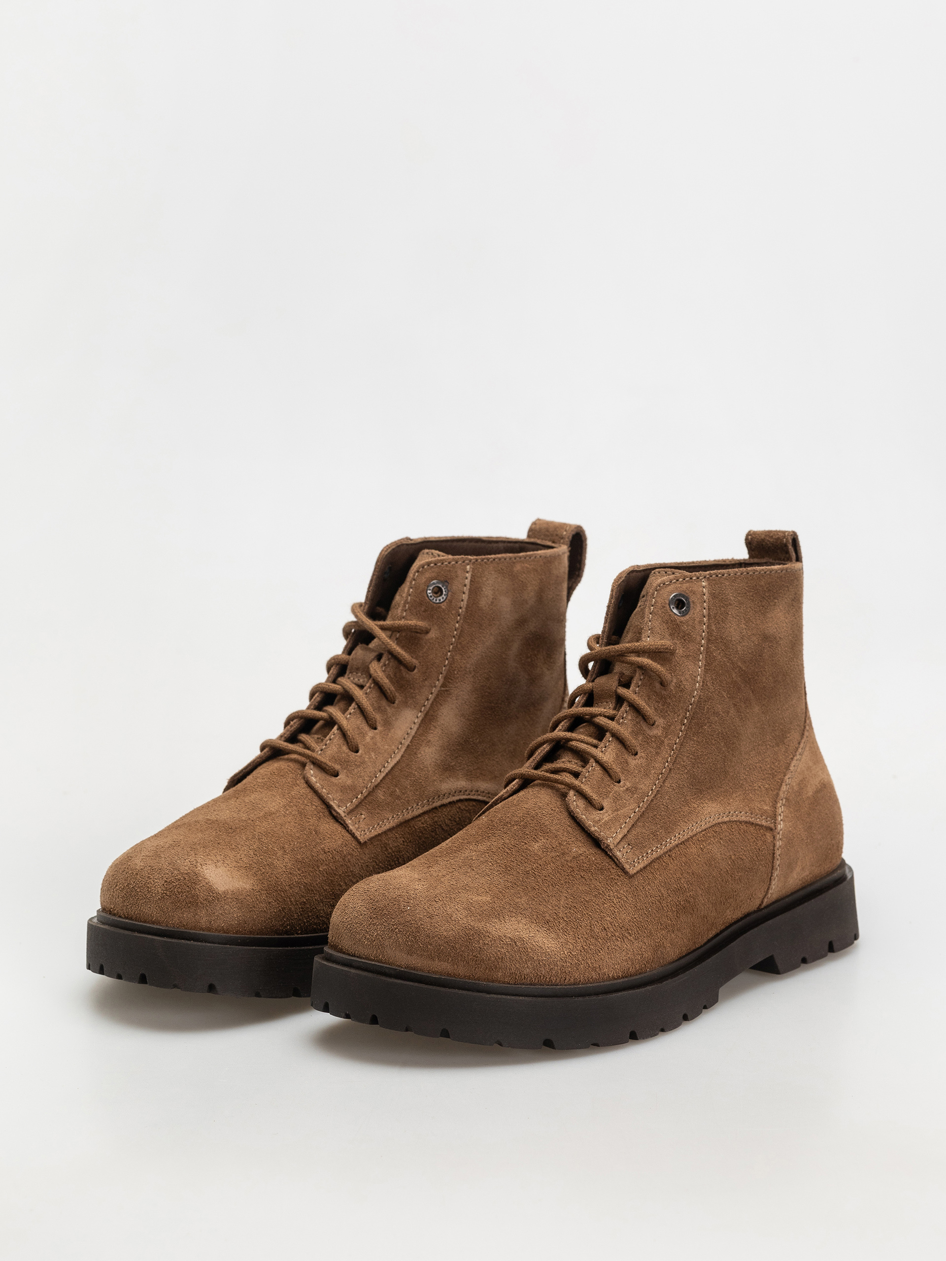 Обувки Birkenstock Highwood Lace Mid Suede Leather Regular (dark tea)