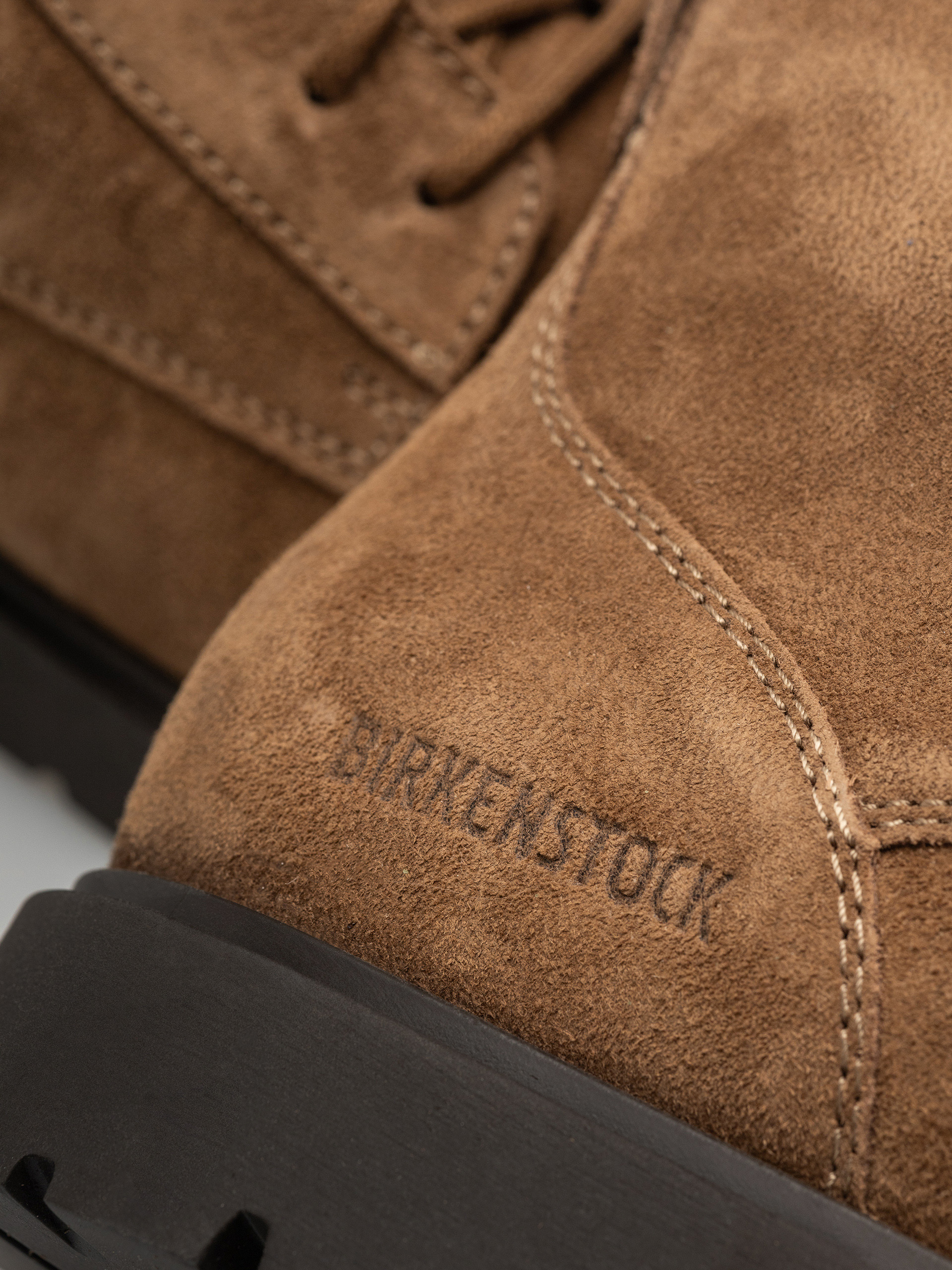 Обувки Birkenstock Highwood Lace Mid Suede Leather Regular (dark tea)