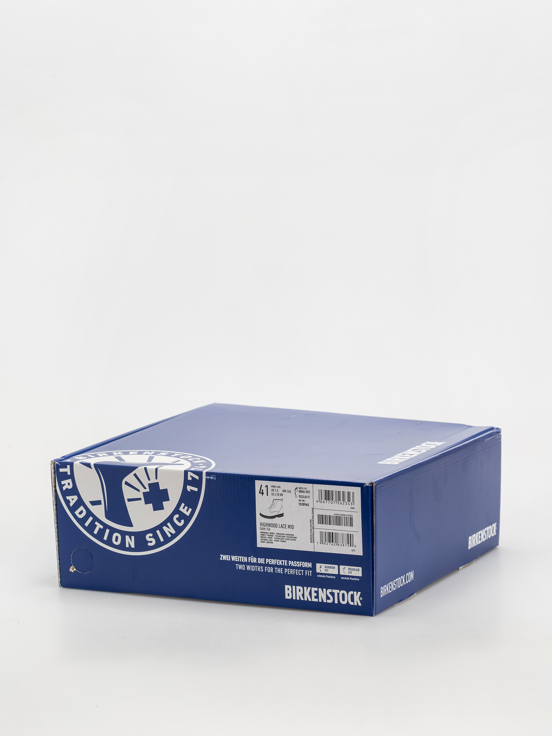 Обувки Birkenstock Highwood Lace Mid Suede Leather Regular (dark tea)