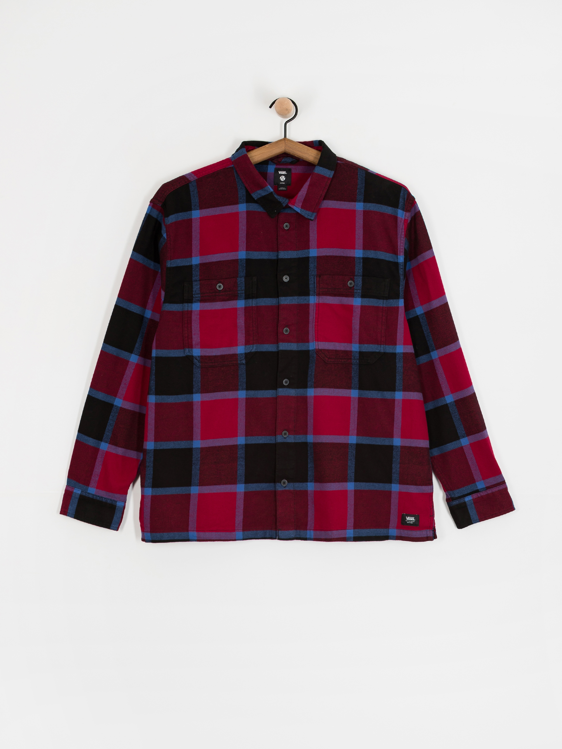 Риза Vans Larkspur Plaid Flannel (bordeaux/black)