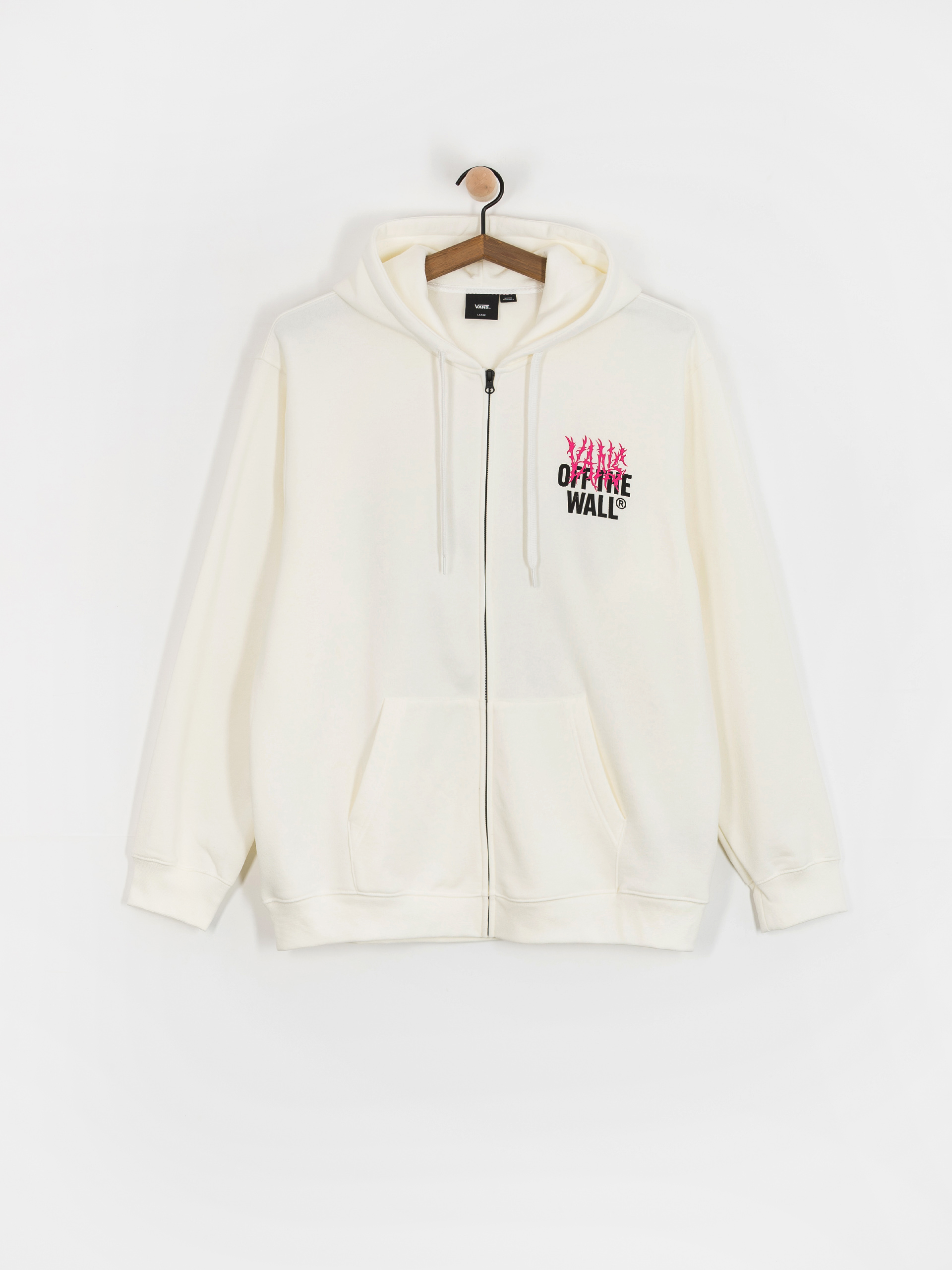Суитшърт Vans Metal Wall Full Zip (mountain essentials marshmallow)