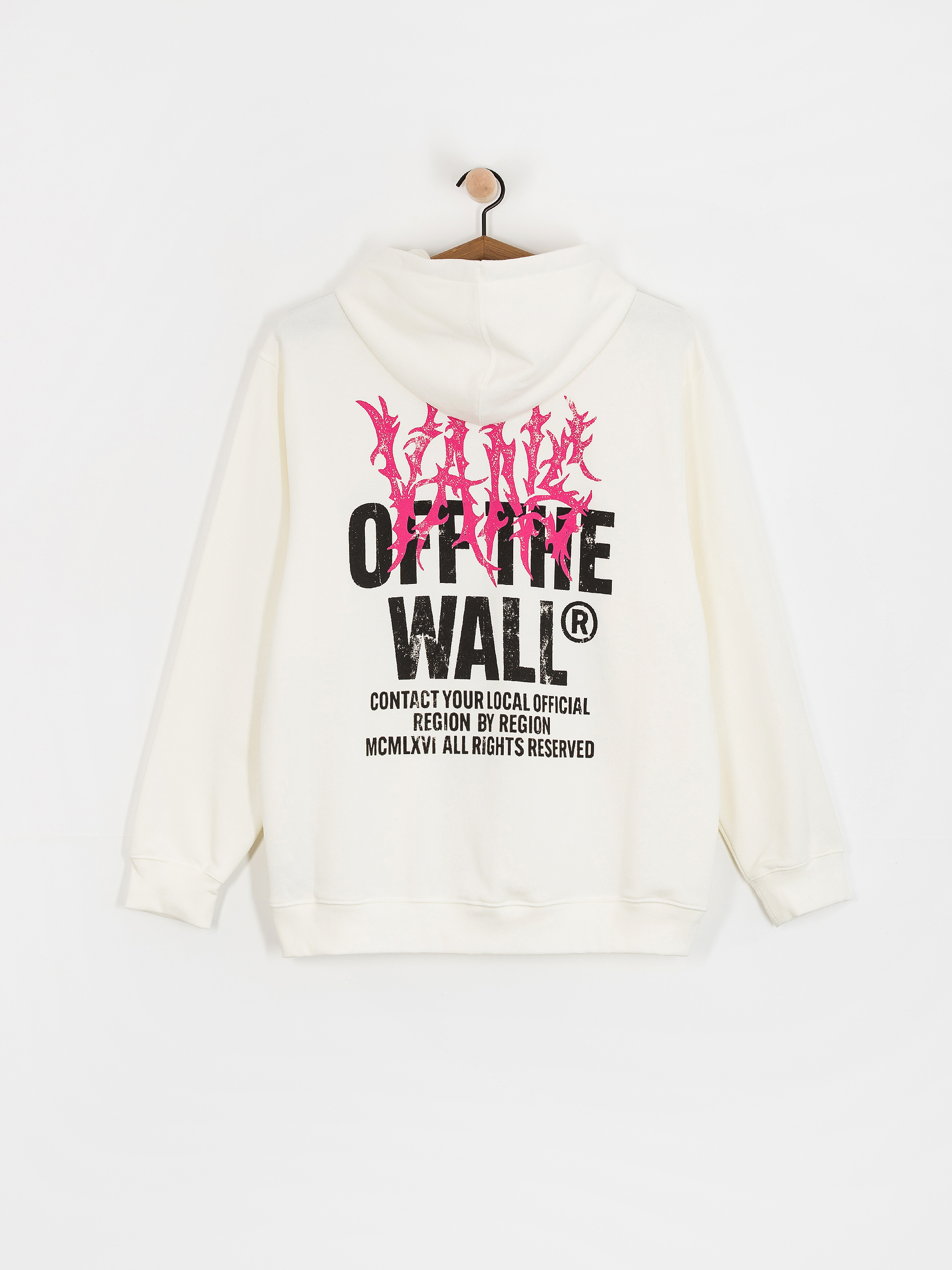 Суитшърт Vans Metal Wall Full Zip (mountain essentials marshmallow)