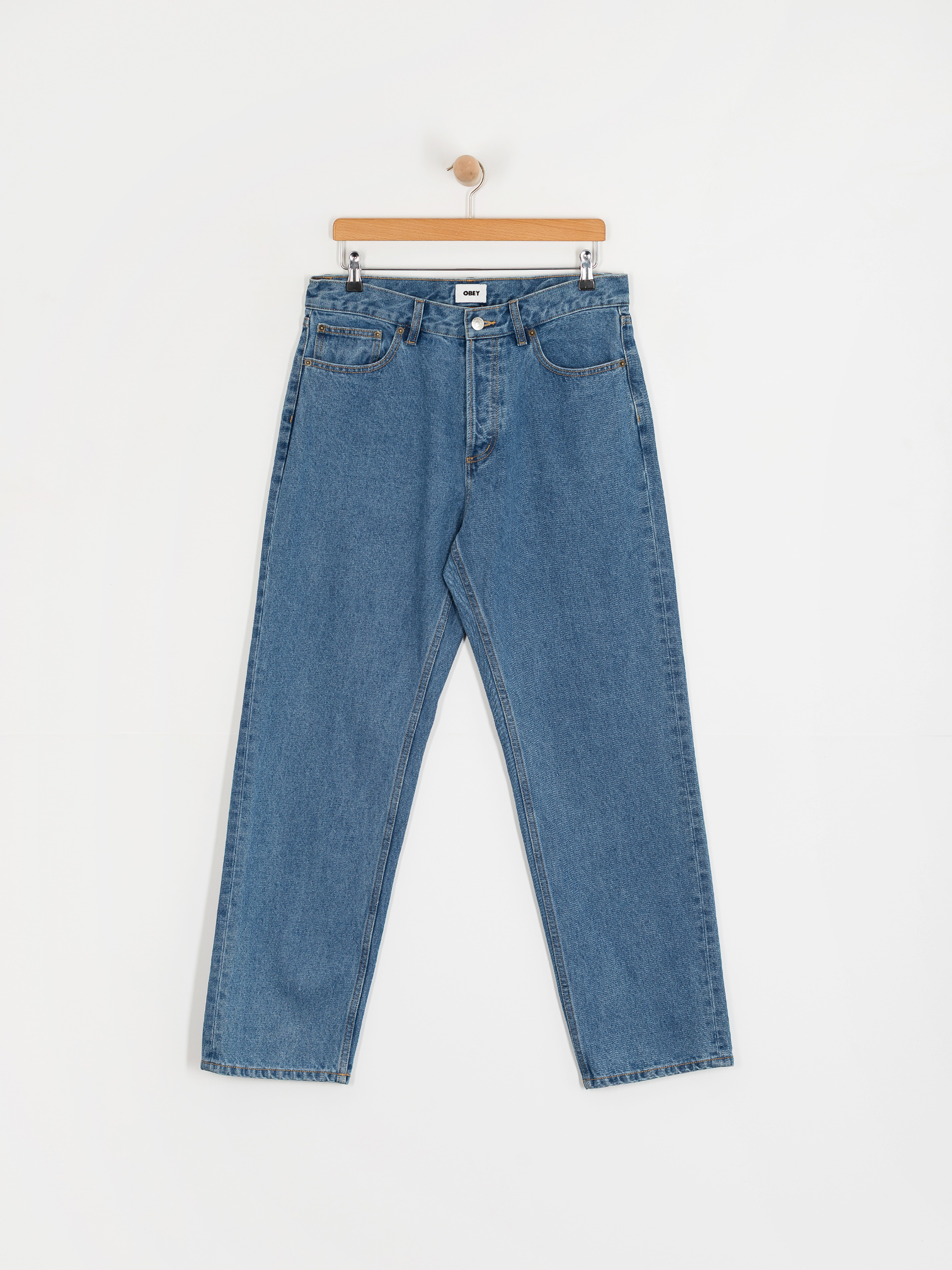 Панталони OBEY Hardwork Denim (light indigo)