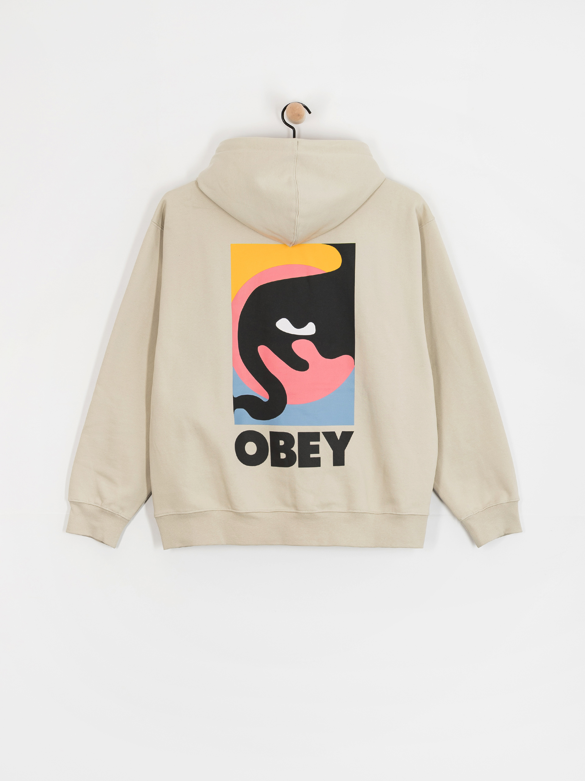Суитшърт OBEY Obey Quarter Icon (moonstruck)