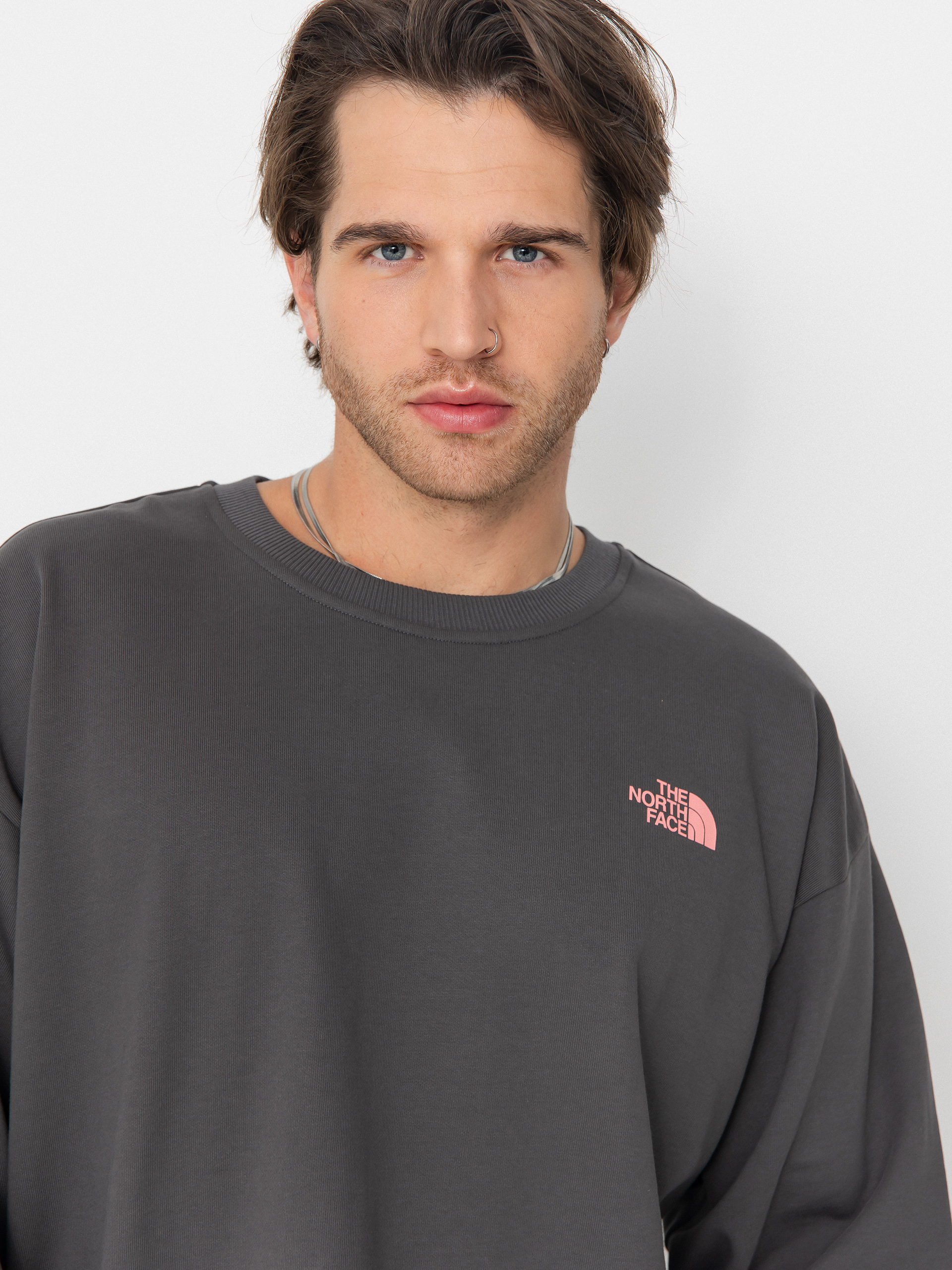 Суитшърт The North Face Expedition Celebration Oversized (anthracite grey)