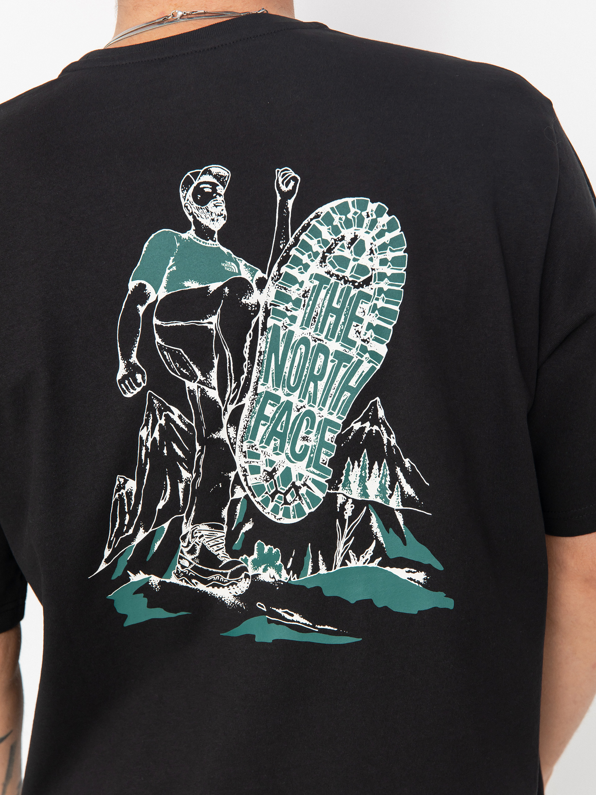 Тениска The North Face Hke Backpack Relaxed (tnf black)