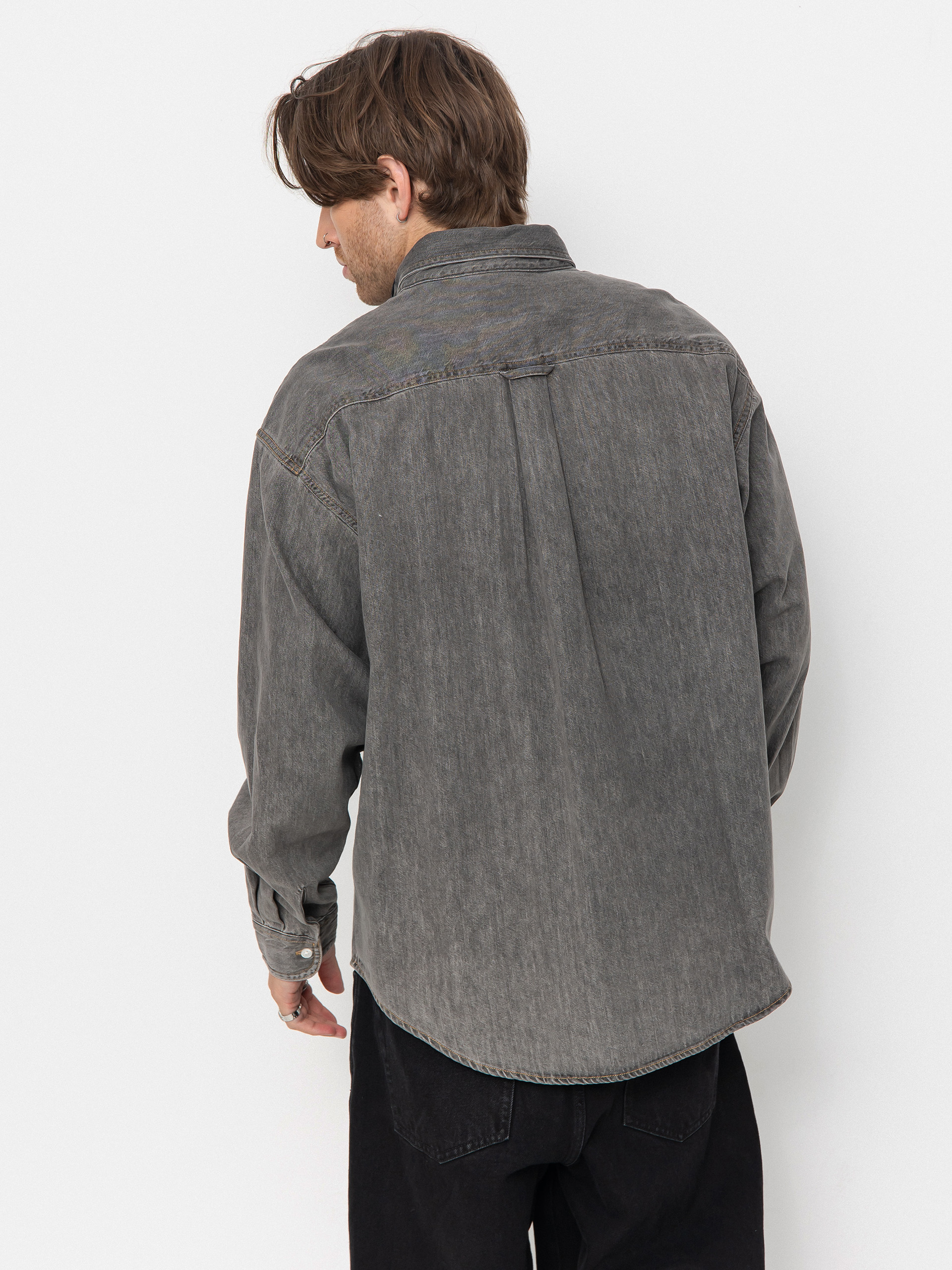 Риза Carhartt WIP Lucas (black/bleached)
