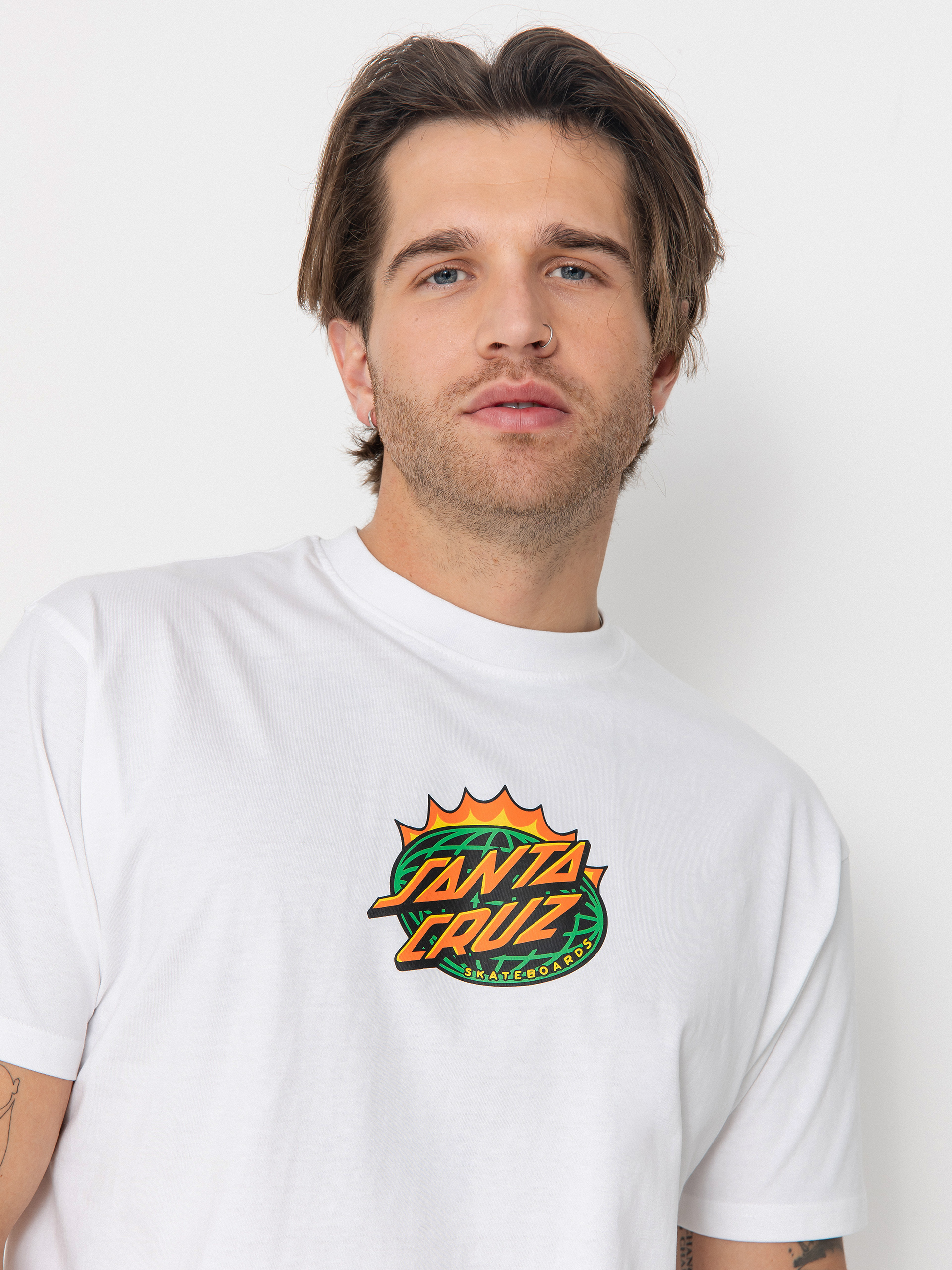 Тениска Santa Cruz Kendall End Of The Dot (white)