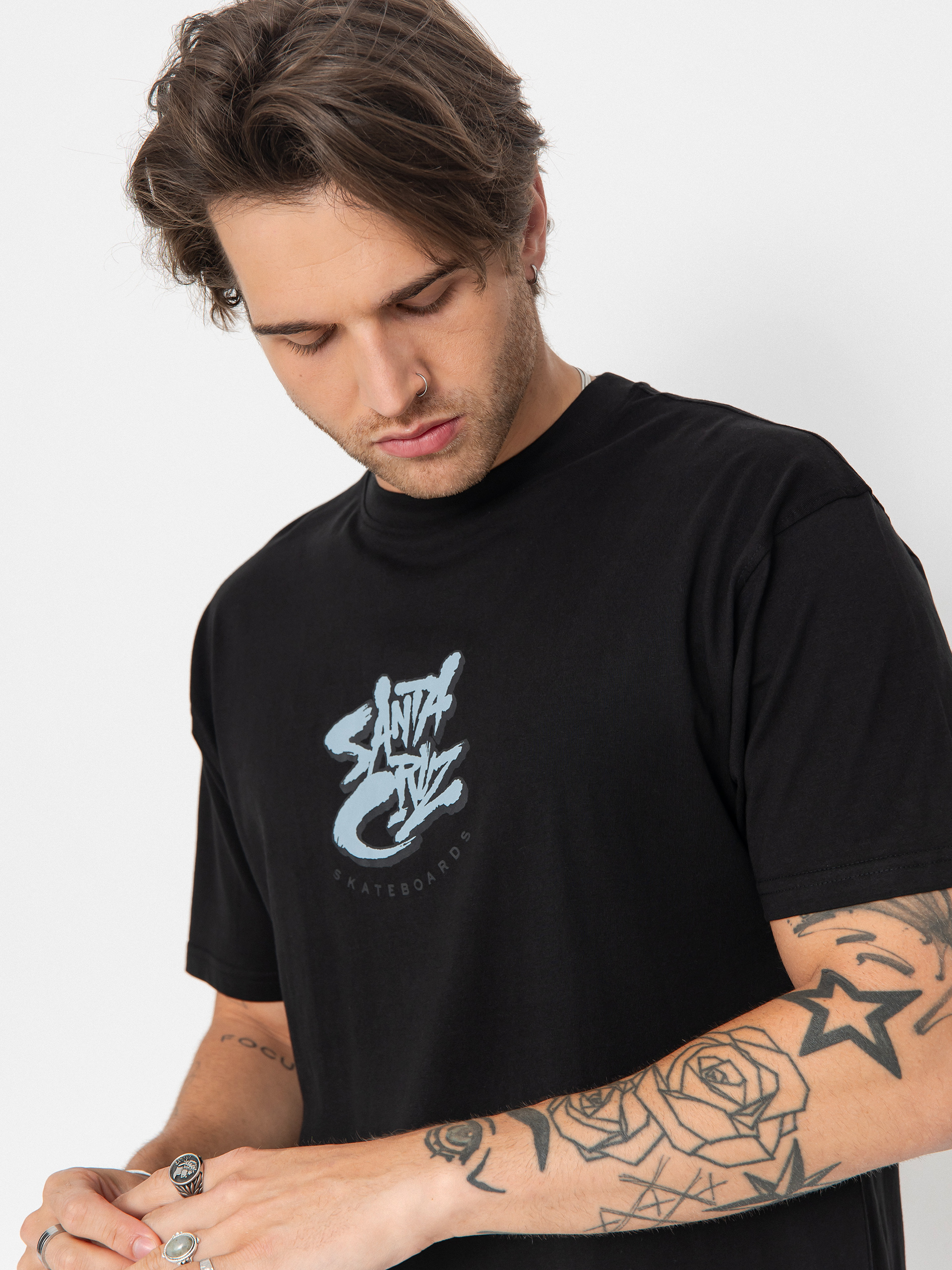 Тениска Santa Cruz Pace Deathtrap (black)