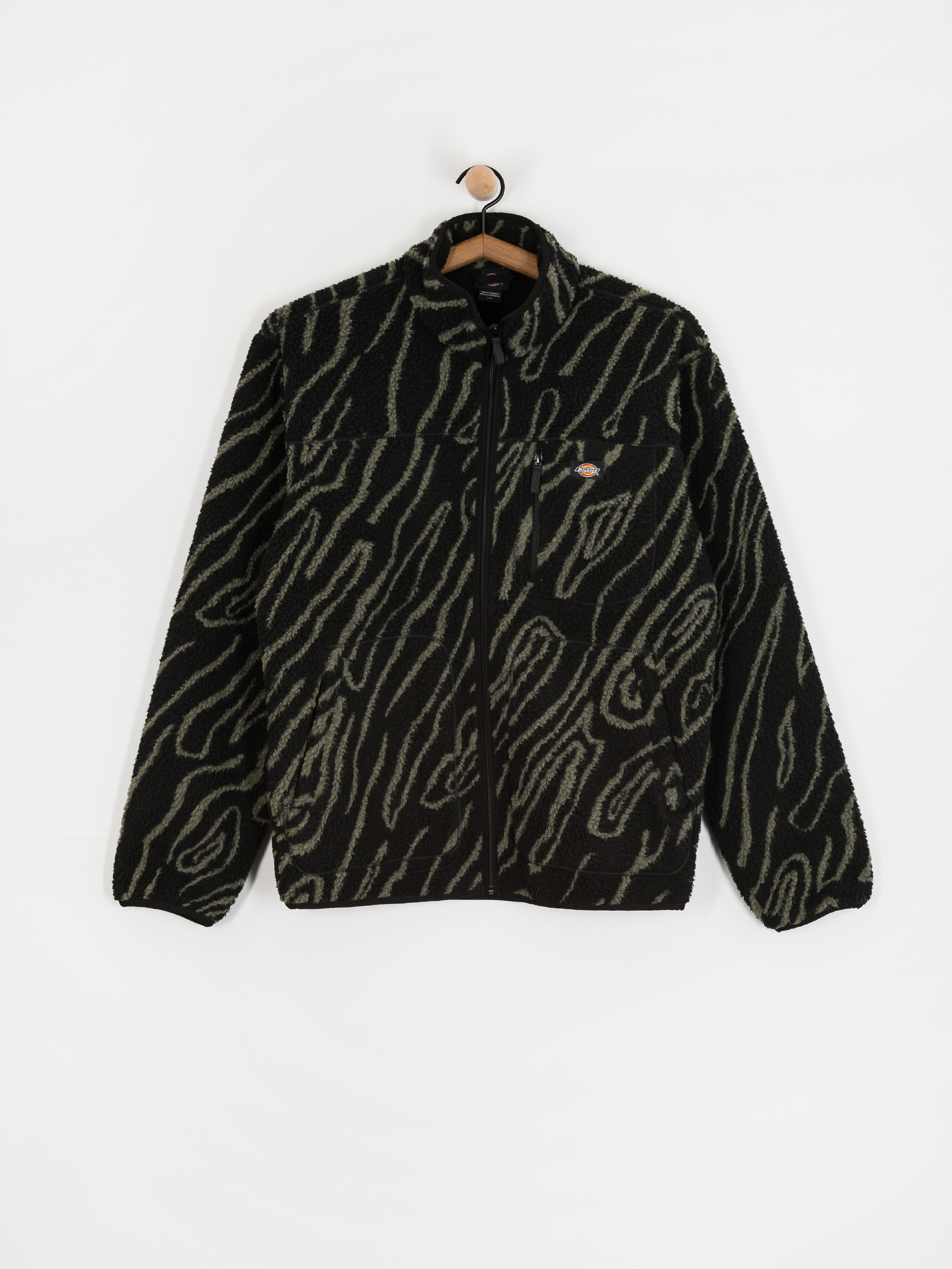 Мъжки Поларени суитшърт Dickies Mount Hope Printed (black)