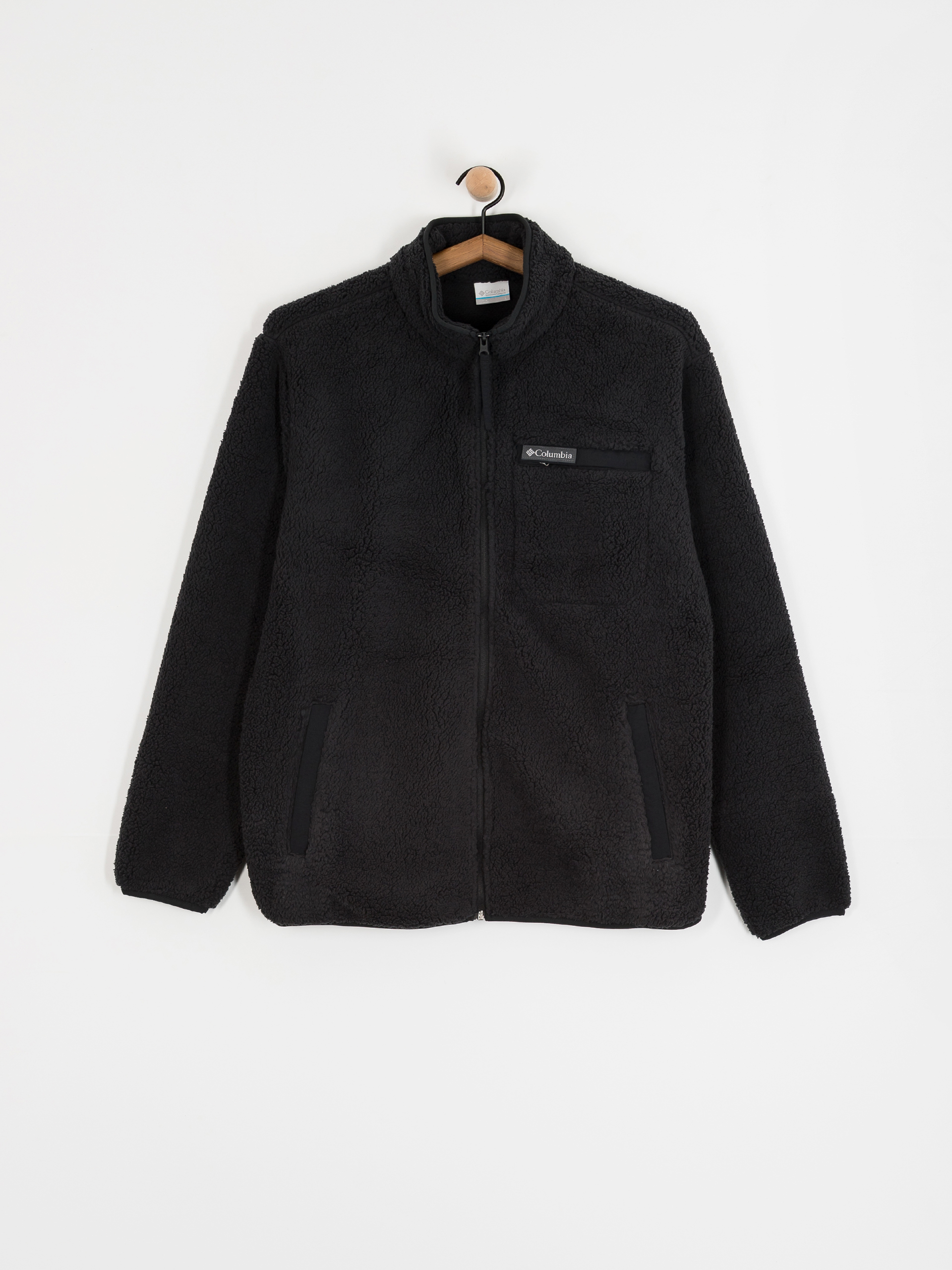 Мъжки Поларени суитшърт Columbia Rugged Ridge High Pile Full Zip (black)