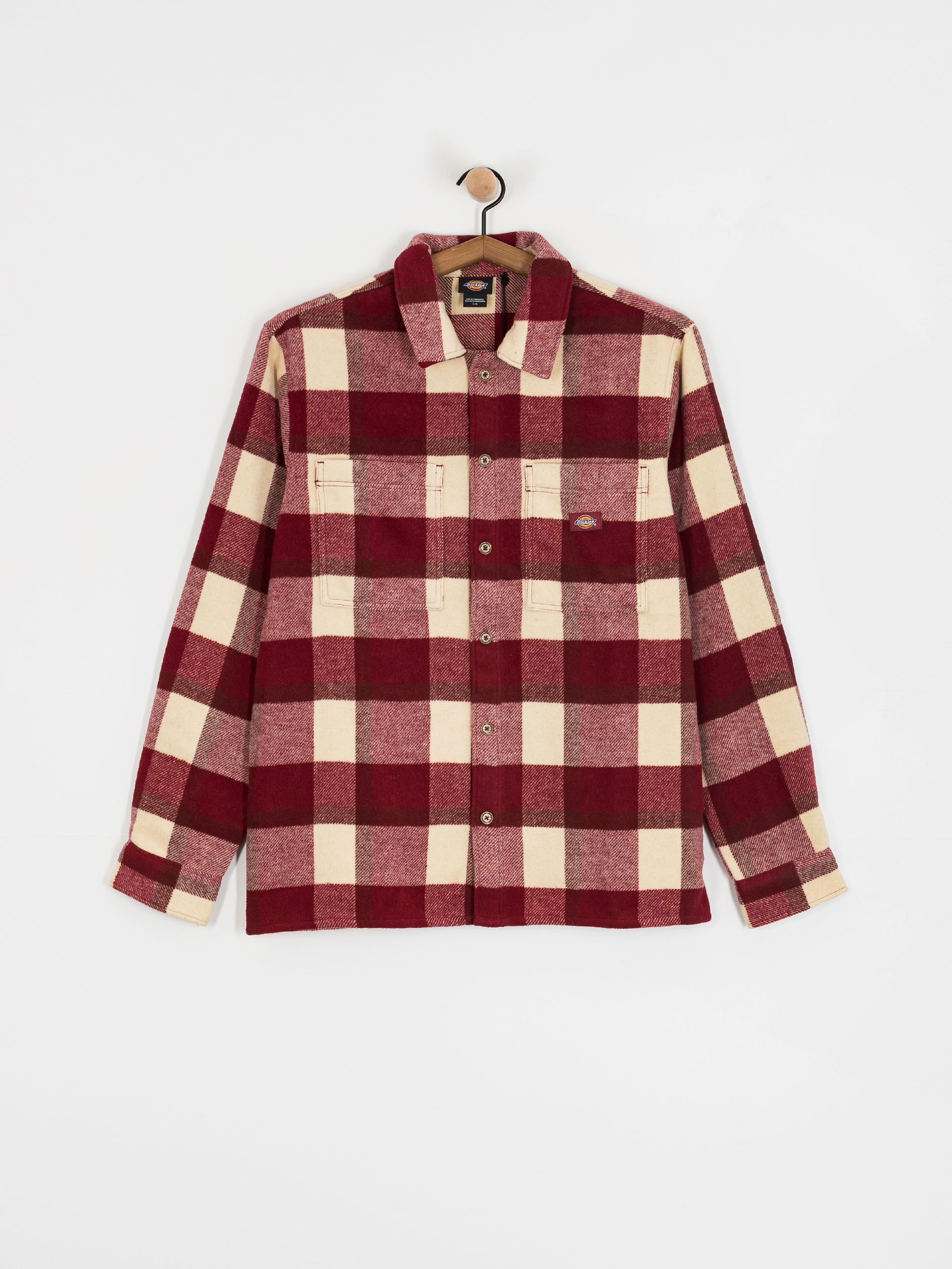 Риза Dickies Plaid Coaling (tibetan red)