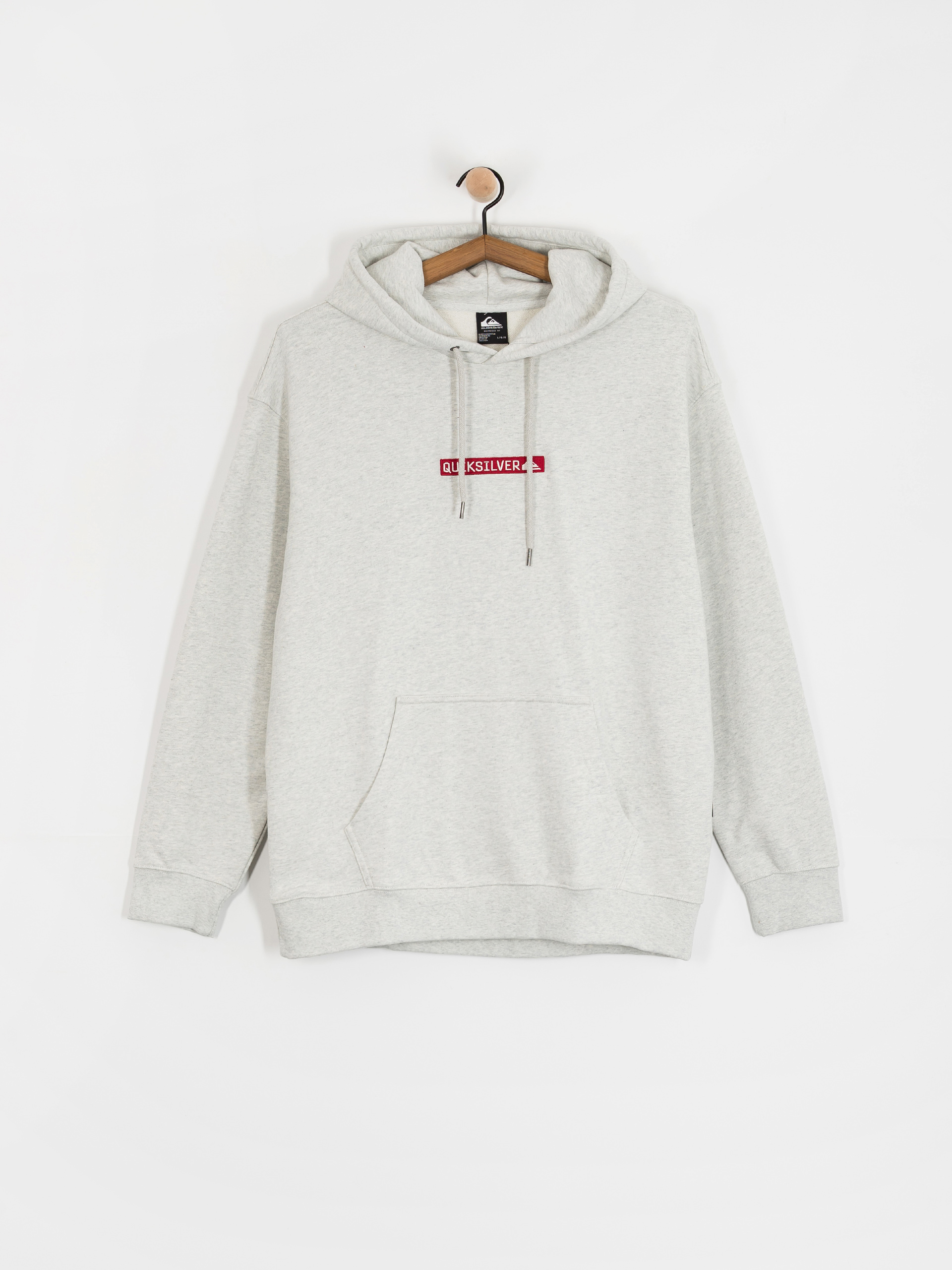 Суитшърт с качулка Quiksilver Dna HD (light grey heather)