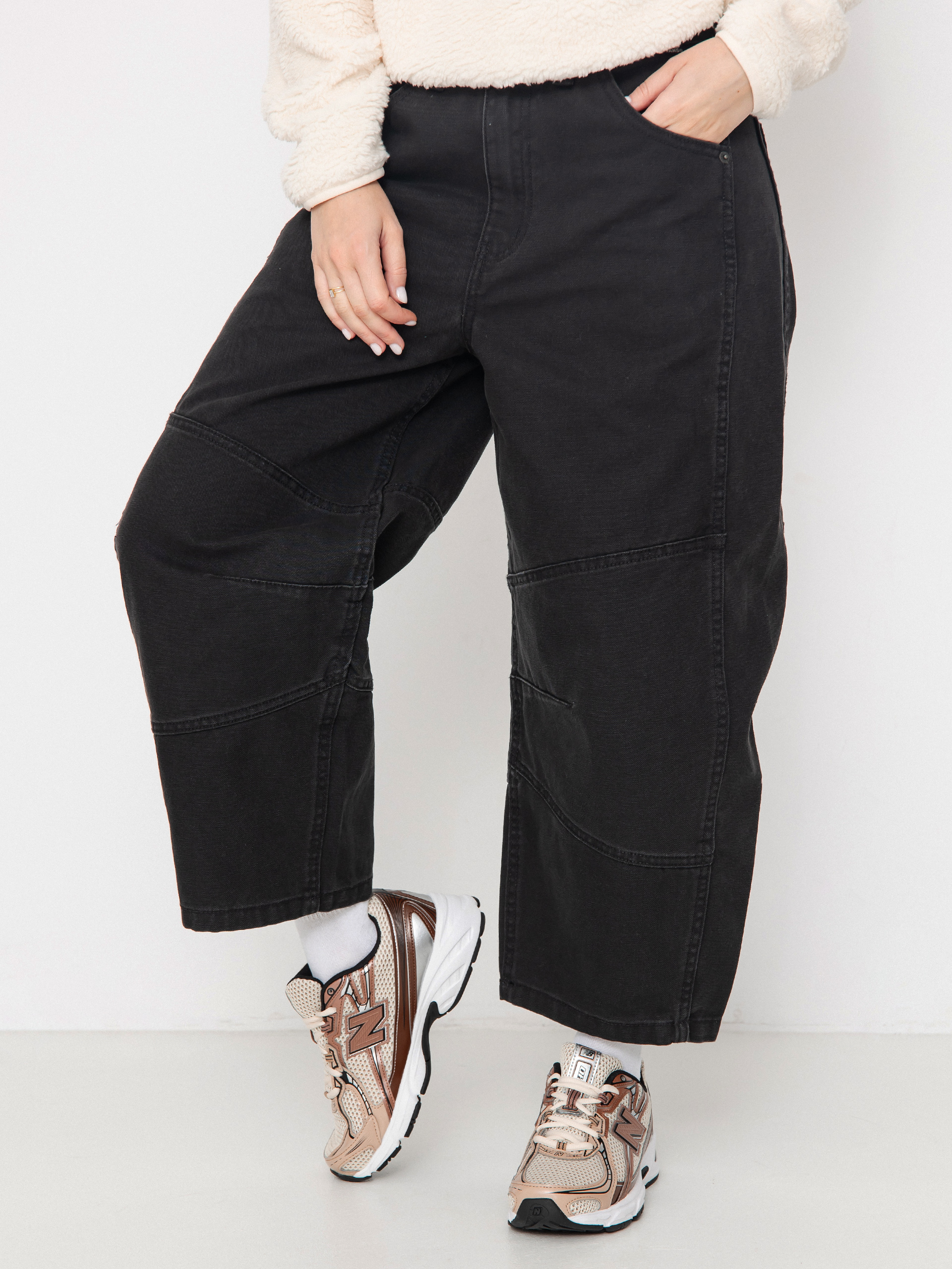 Панталони Vans Blaire Cropped Barrel Wmn (black)