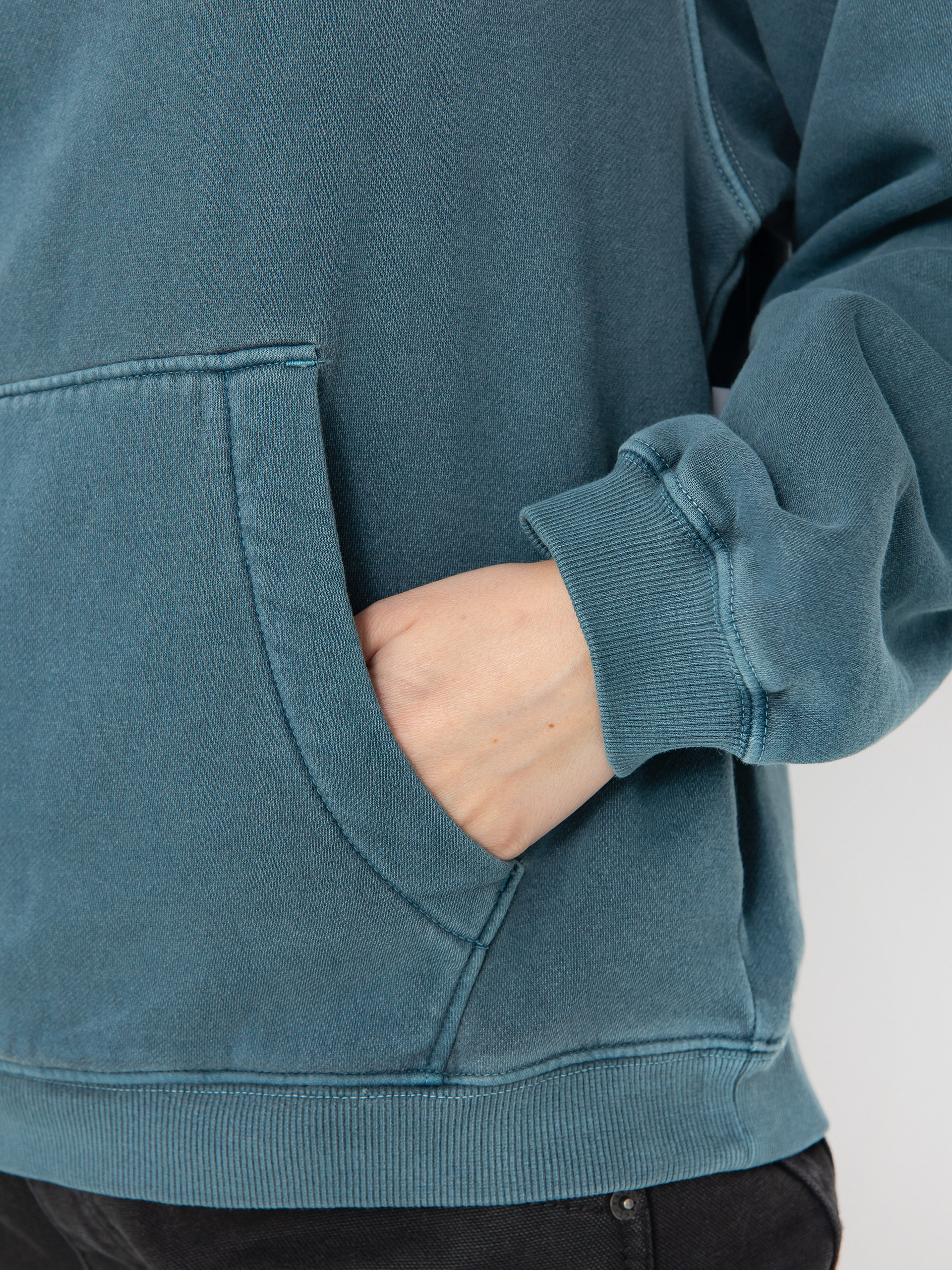 Суитшърт с качулка Volcom Stone Soft HD Wmn (emerald green)