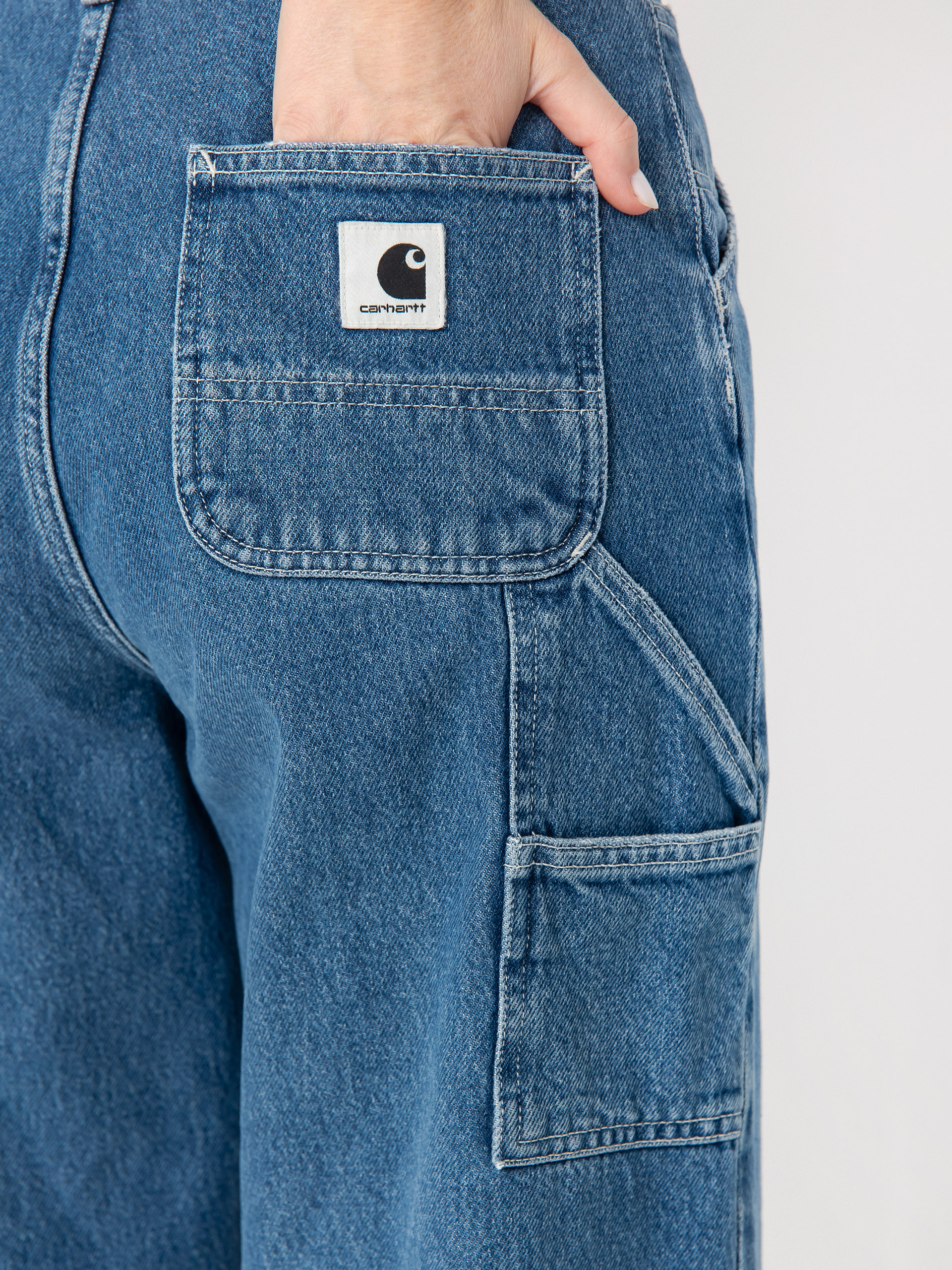 Панталони Carhartt WIP Jens Wmn (blue)