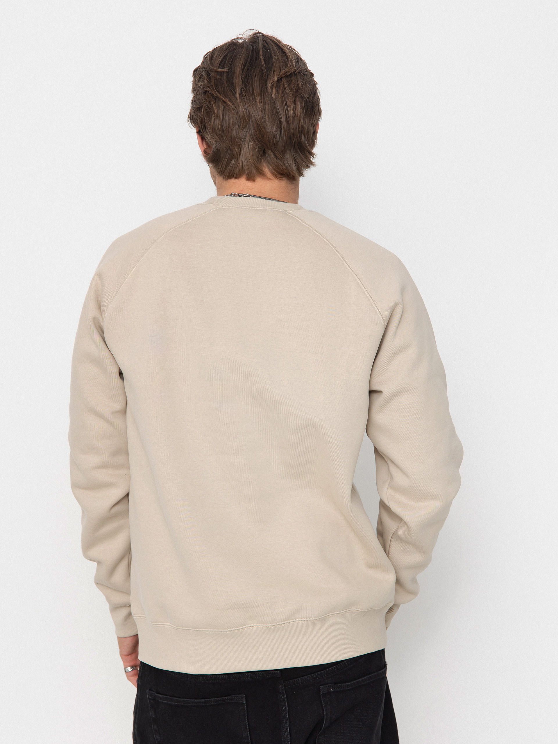 Суитшърт Carhartt WIP Chase (fleur de sel/gold)
