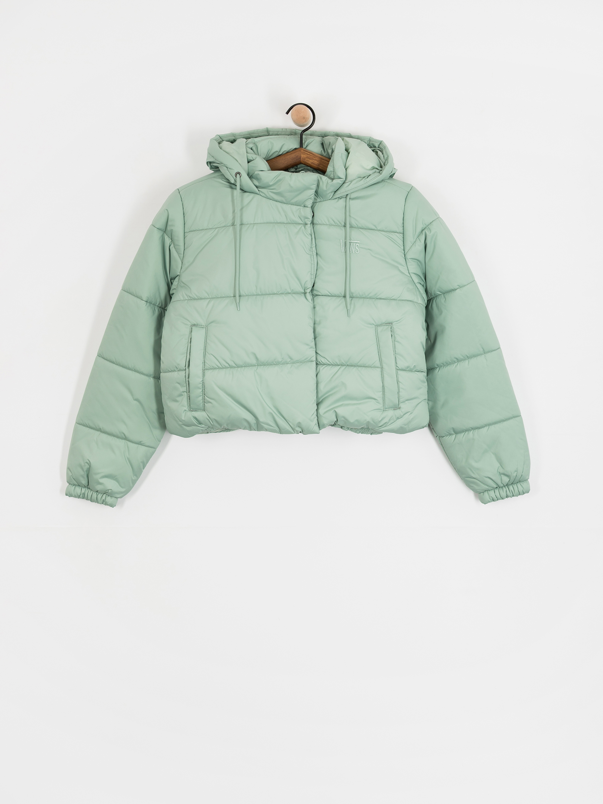 Яке Vans Hillgate Cropped Puffer Wmn (gray olive)