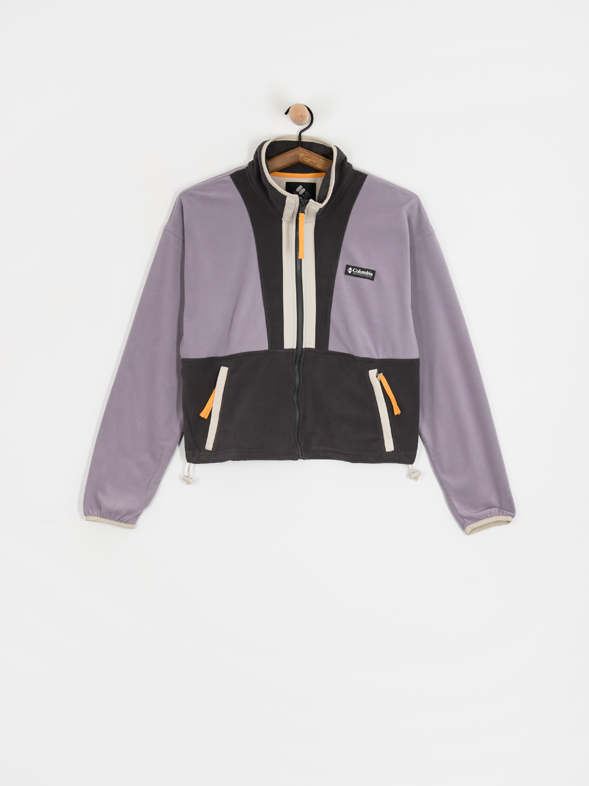 Дамски Поларени суитшърт Columbia Backbowl II Full Zip (shale purple/shark/dark stone)