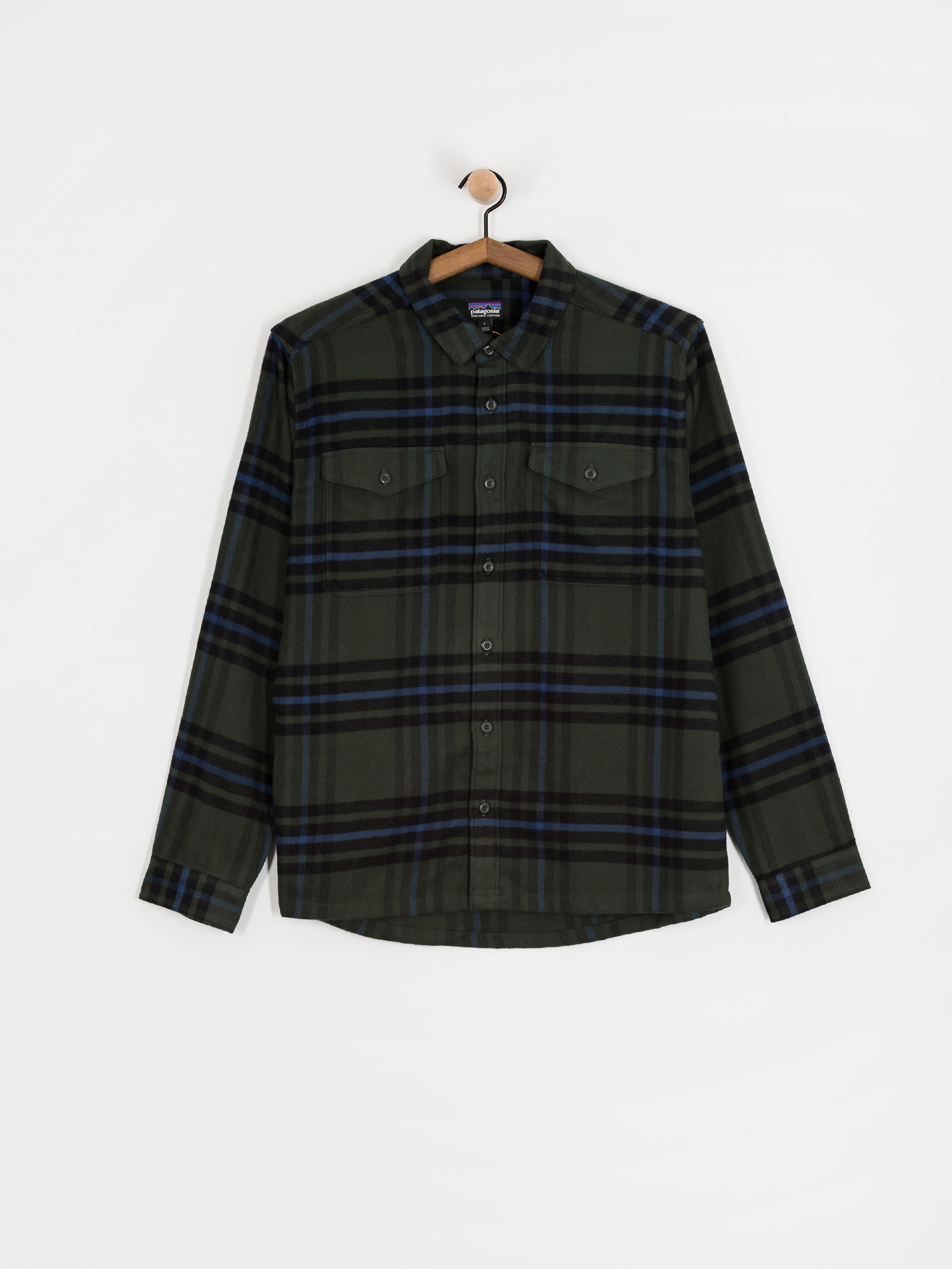 Риза Patagonia Fjord Flannel (catch old growth green)