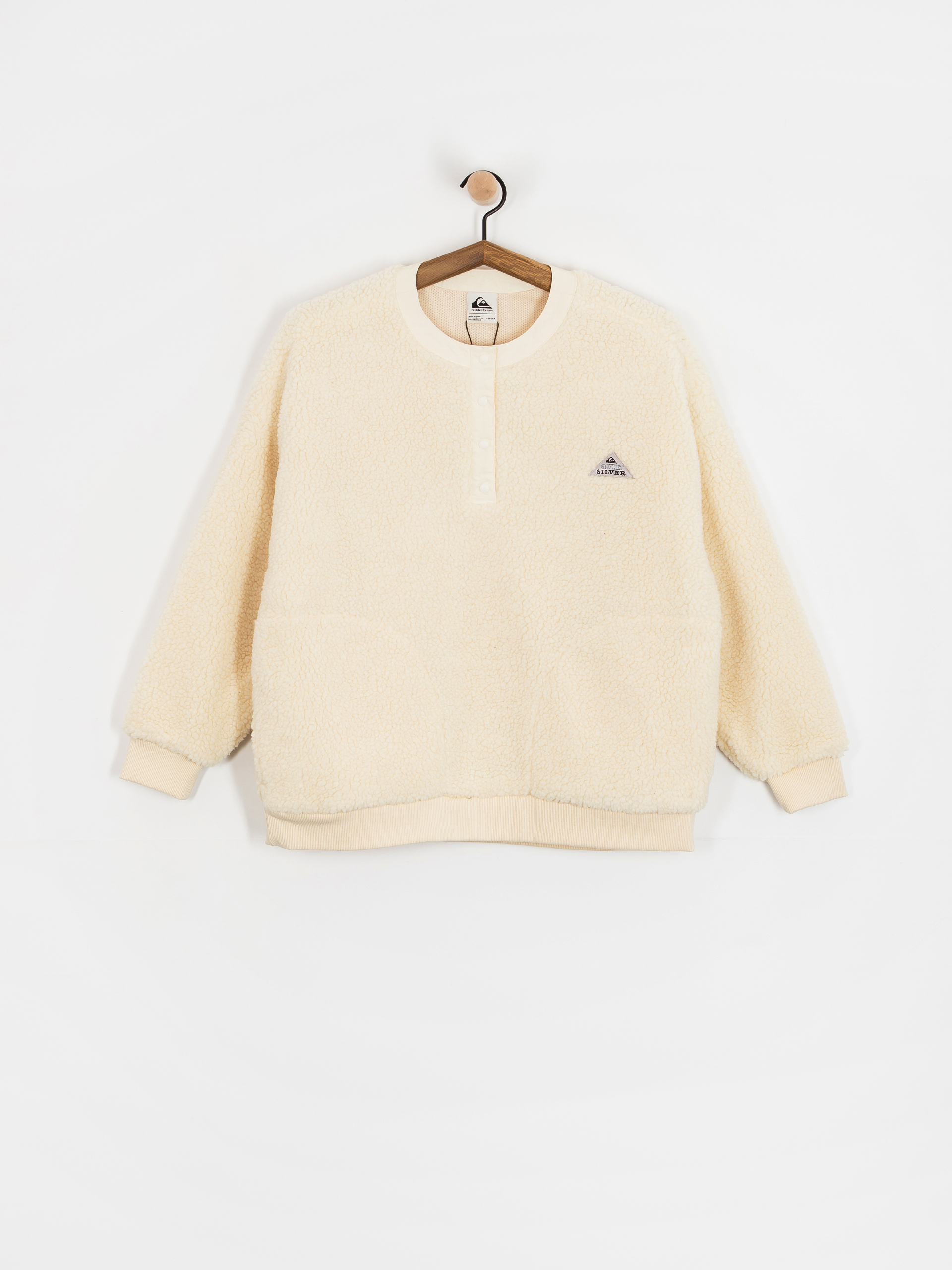 Дамски Поларени суитшърт Quiksilver Barranco Crew (snow white)