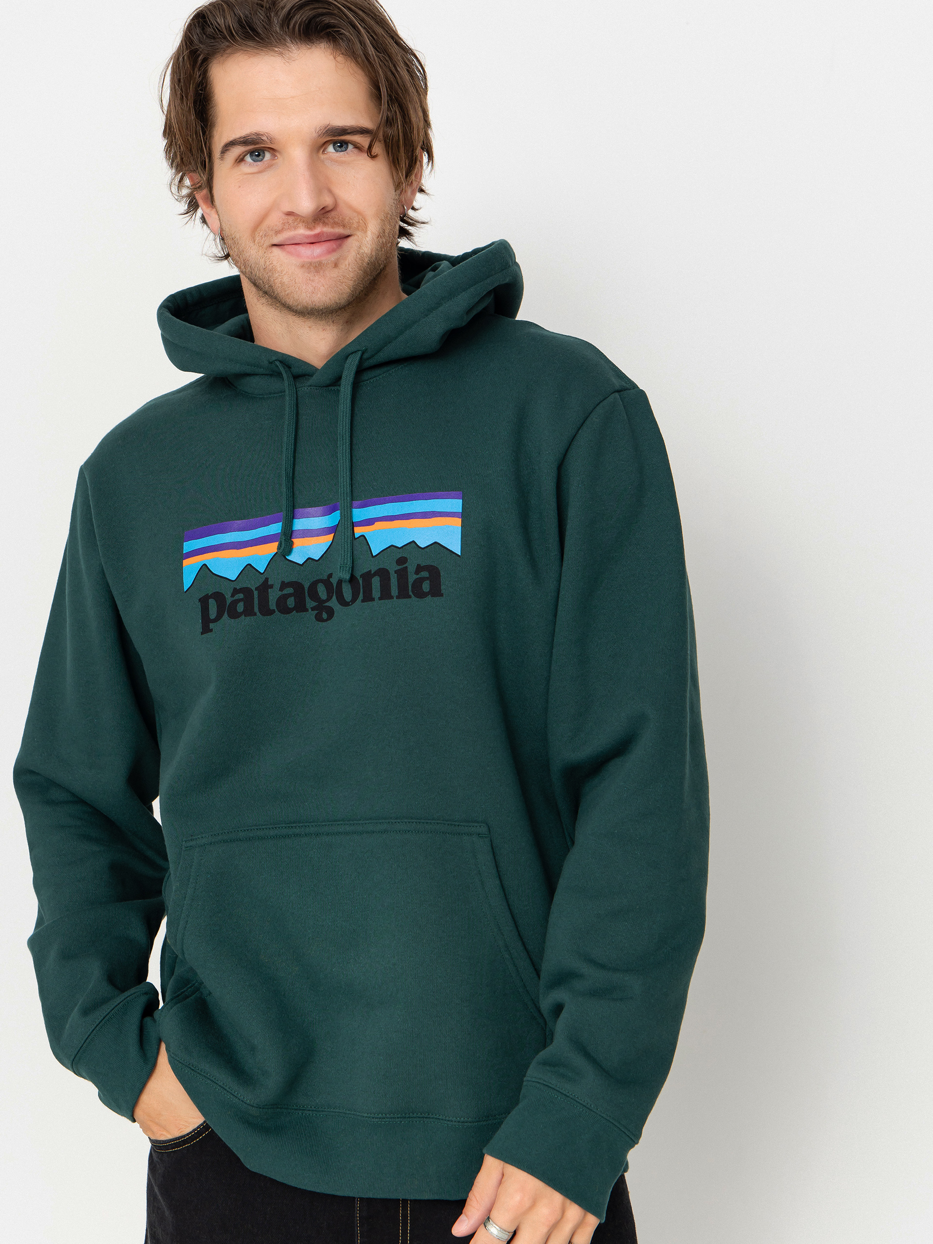 Суитшърт с качулка Patagonia P 6 Logo Uprisal HD