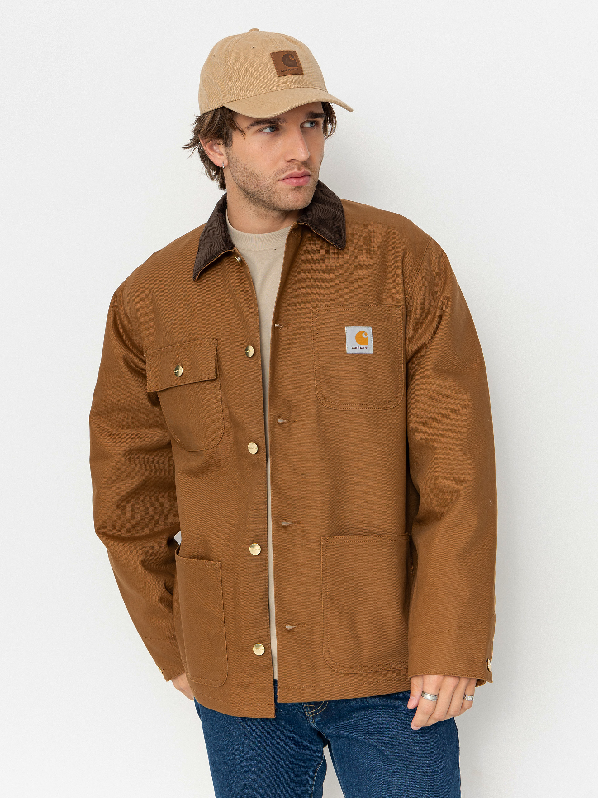 Яке Carhartt WIP Michigan Coat (hamilton brown/tobacco/rigid)