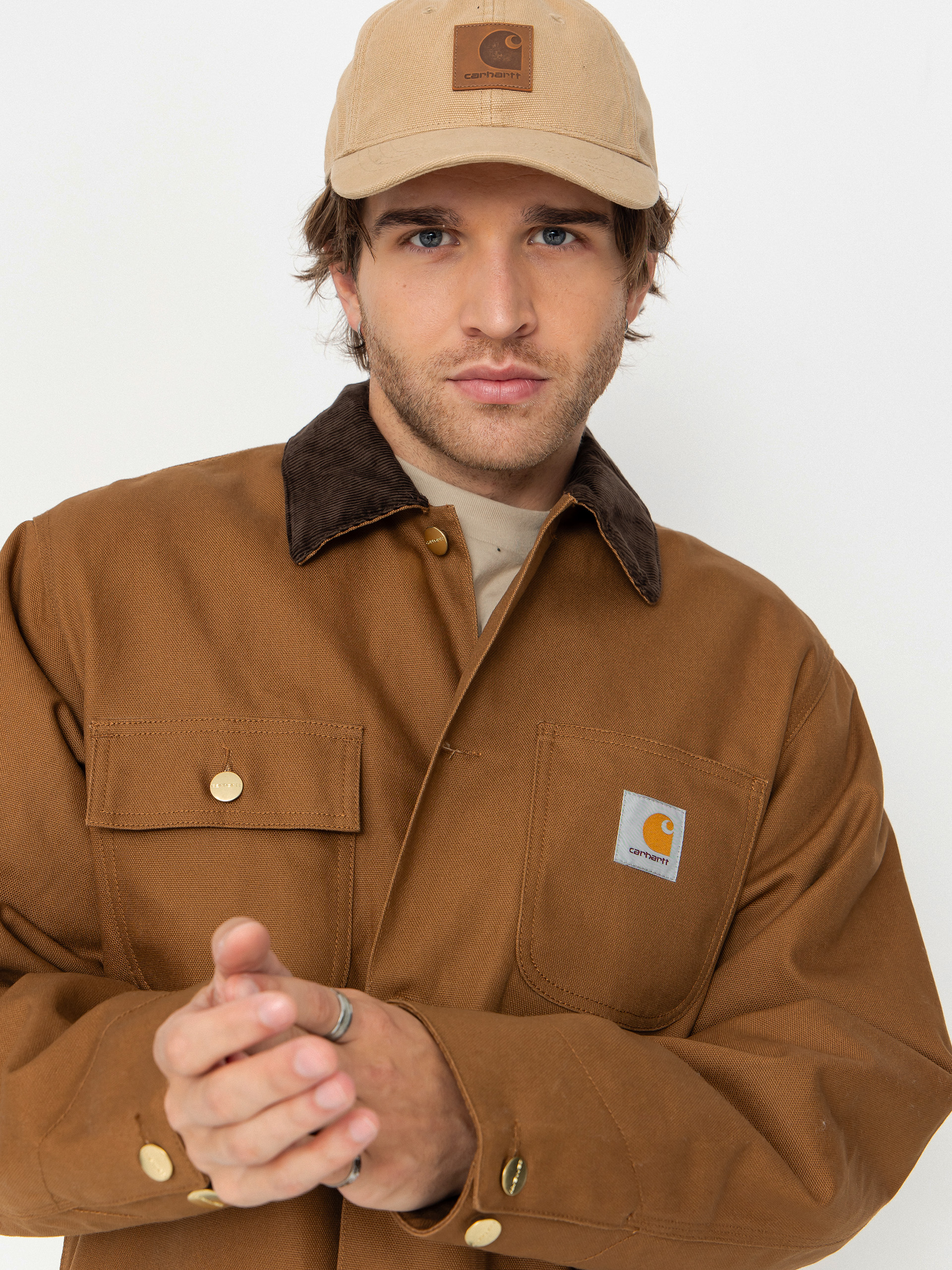 Яке Carhartt WIP Michigan Coat (hamilton brown/tobacco/rigid)