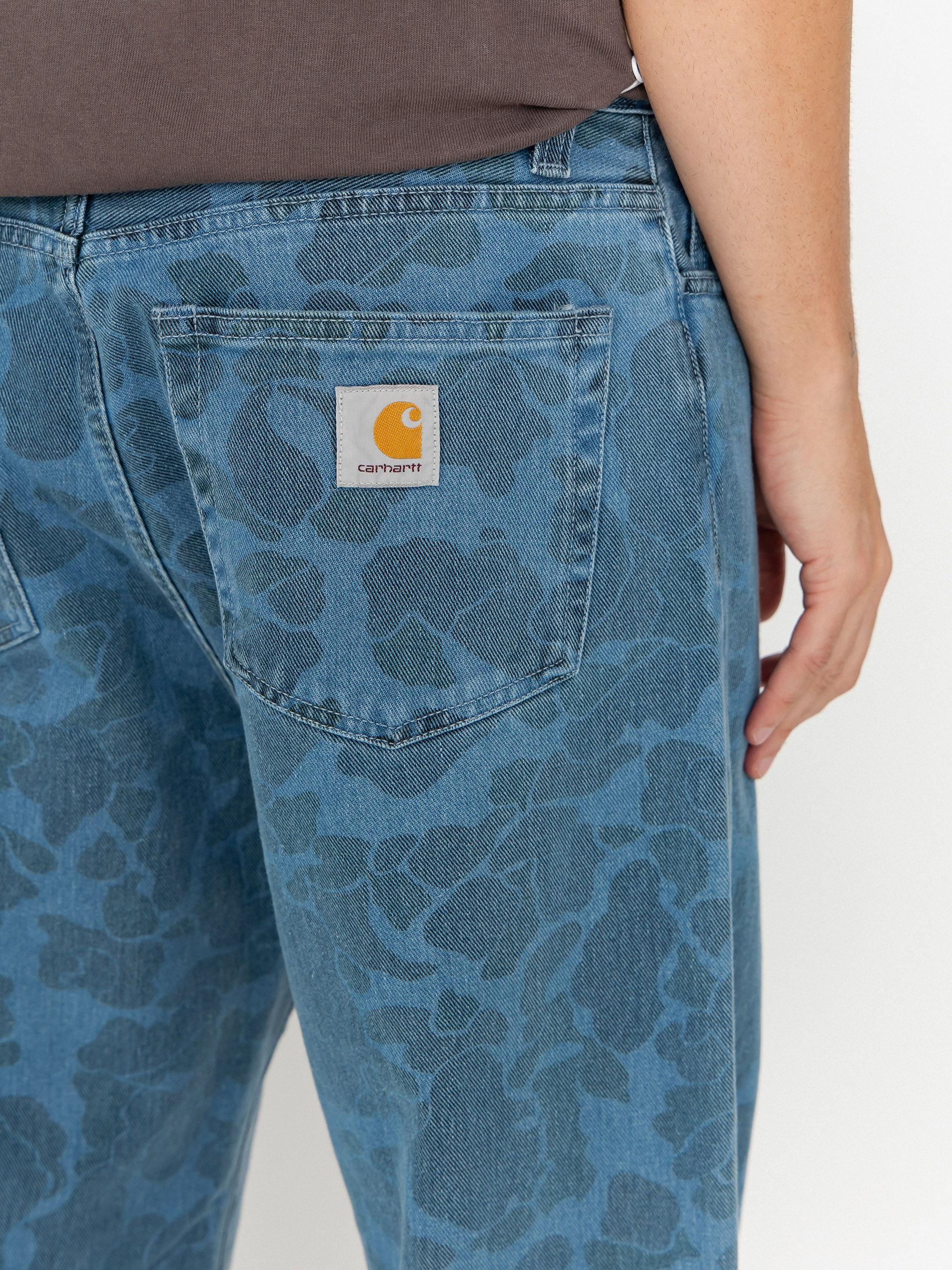 Панталони Carhartt WIP Duck Landon (camo duck/blue/bleached)