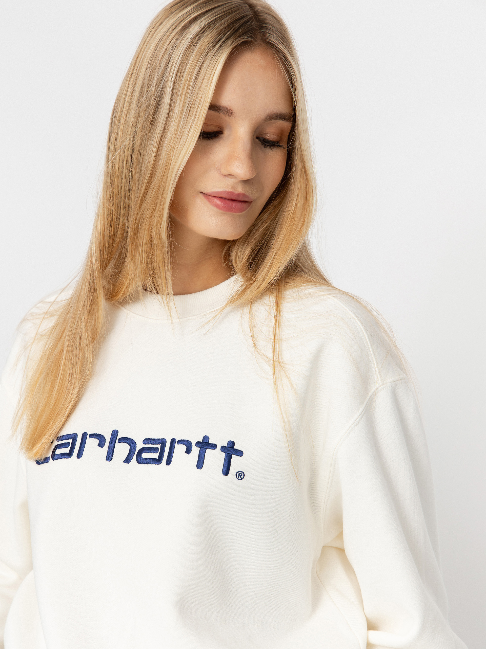 Суитшърт Carhartt WIP Carhartt Wmn (wax/wolfsbane)