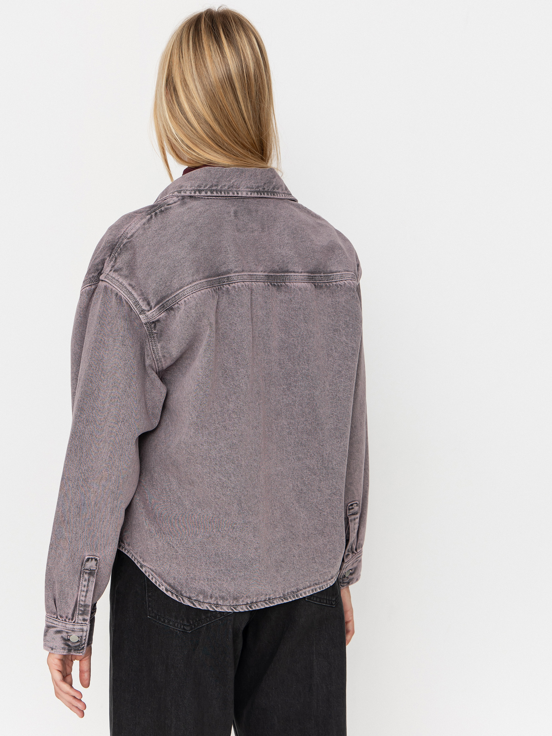 Яке Carhartt WIP Georgia Wmn (black/hortensia/garment dyed)