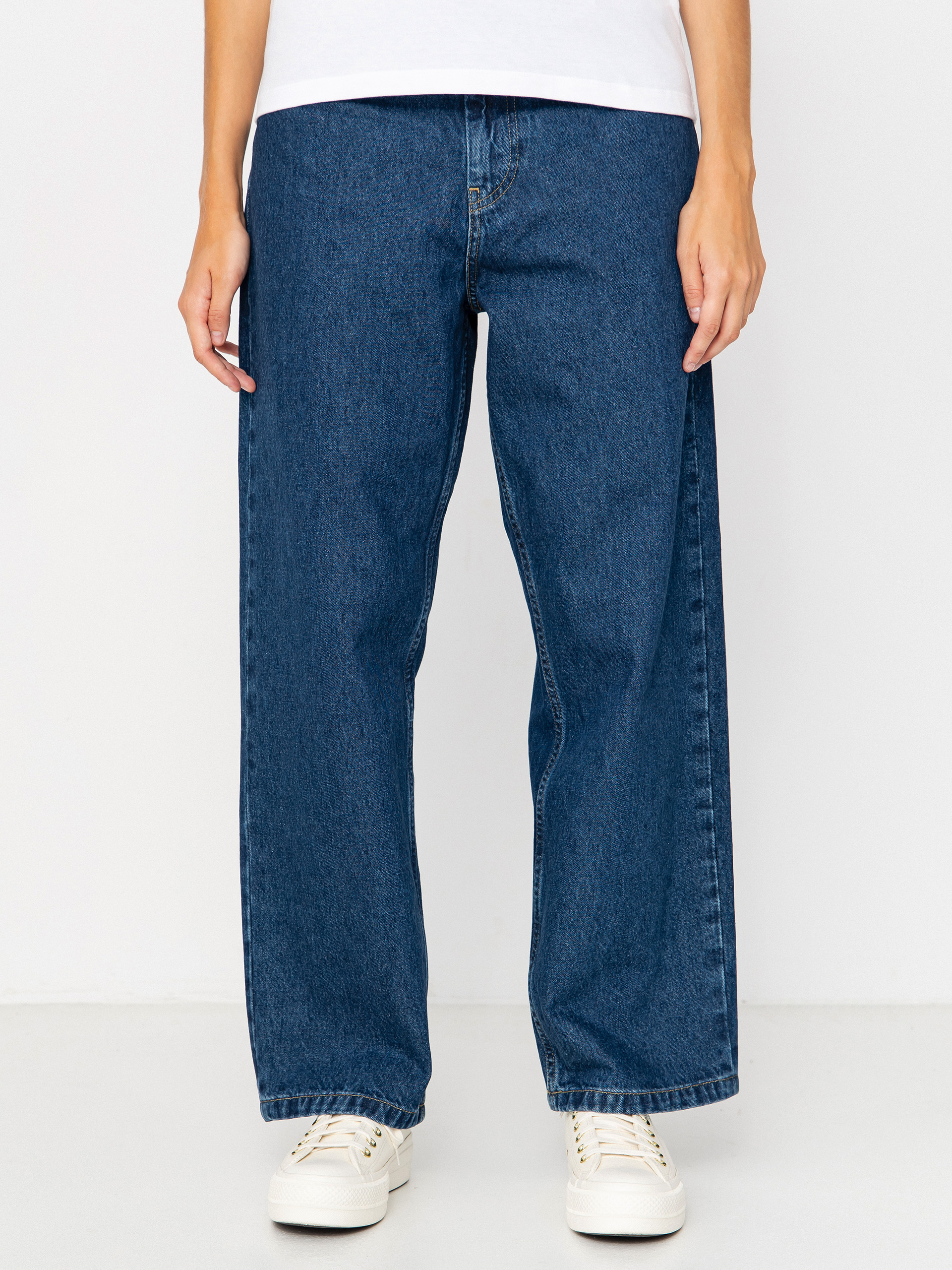 u041fu0430u043du0442u0430u043bu043eu043du0438 Carhartt WIP Brandon Wmn (blue/stone washed)