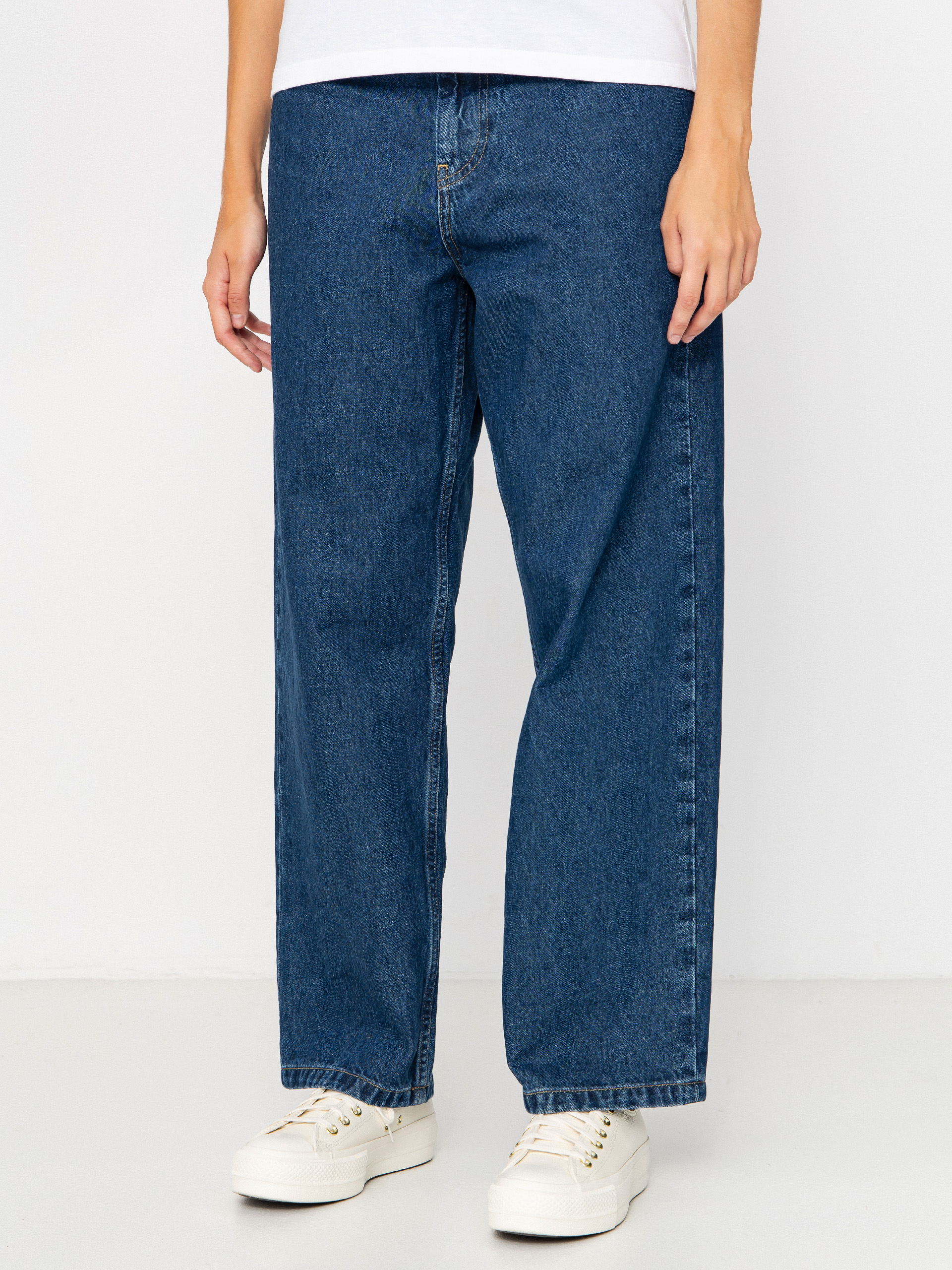 Панталони Carhartt WIP Brandon Wmn (blue/stone washed)