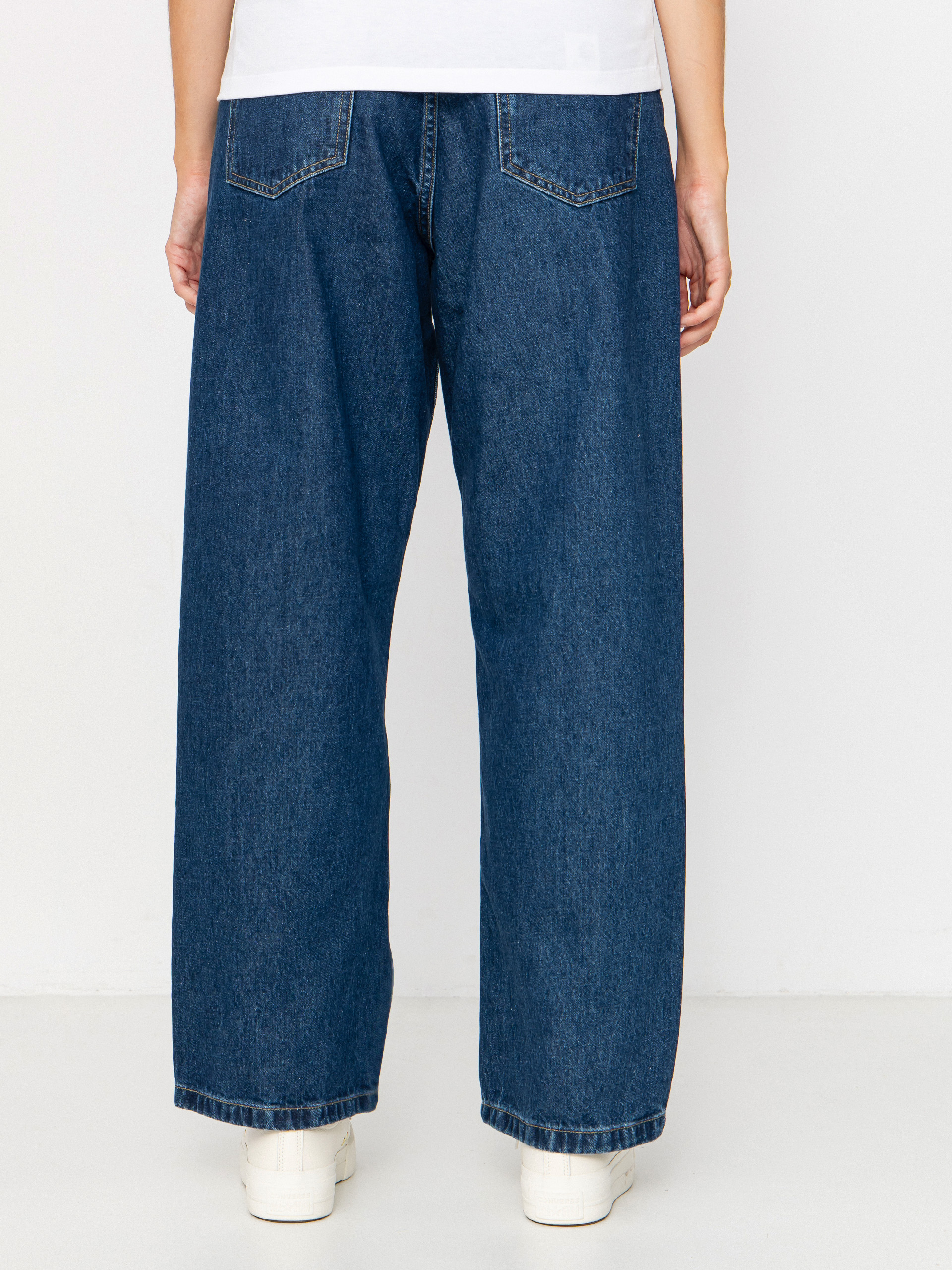 Панталони Carhartt WIP Brandon Wmn (blue/stone washed)